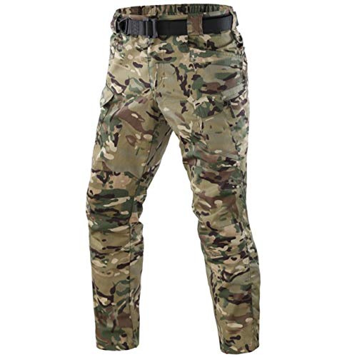Men's Military Tactical Pants - Waterproof Cargo Work Pants with Durable Fabric for Outdoor Activities, Hiking & Camping