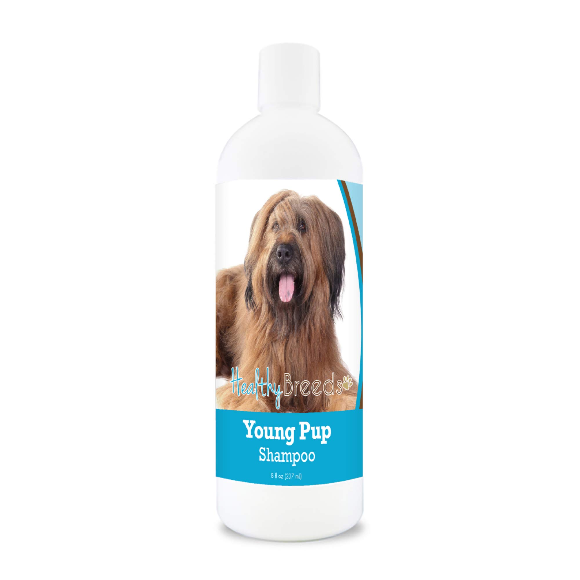 Healthy Breeds Briard Puppy Shampoo for Sensitive Skin - 8 oz Gentle Tear-Free Formula - Perfect for Bathing & Grooming Young Dogs