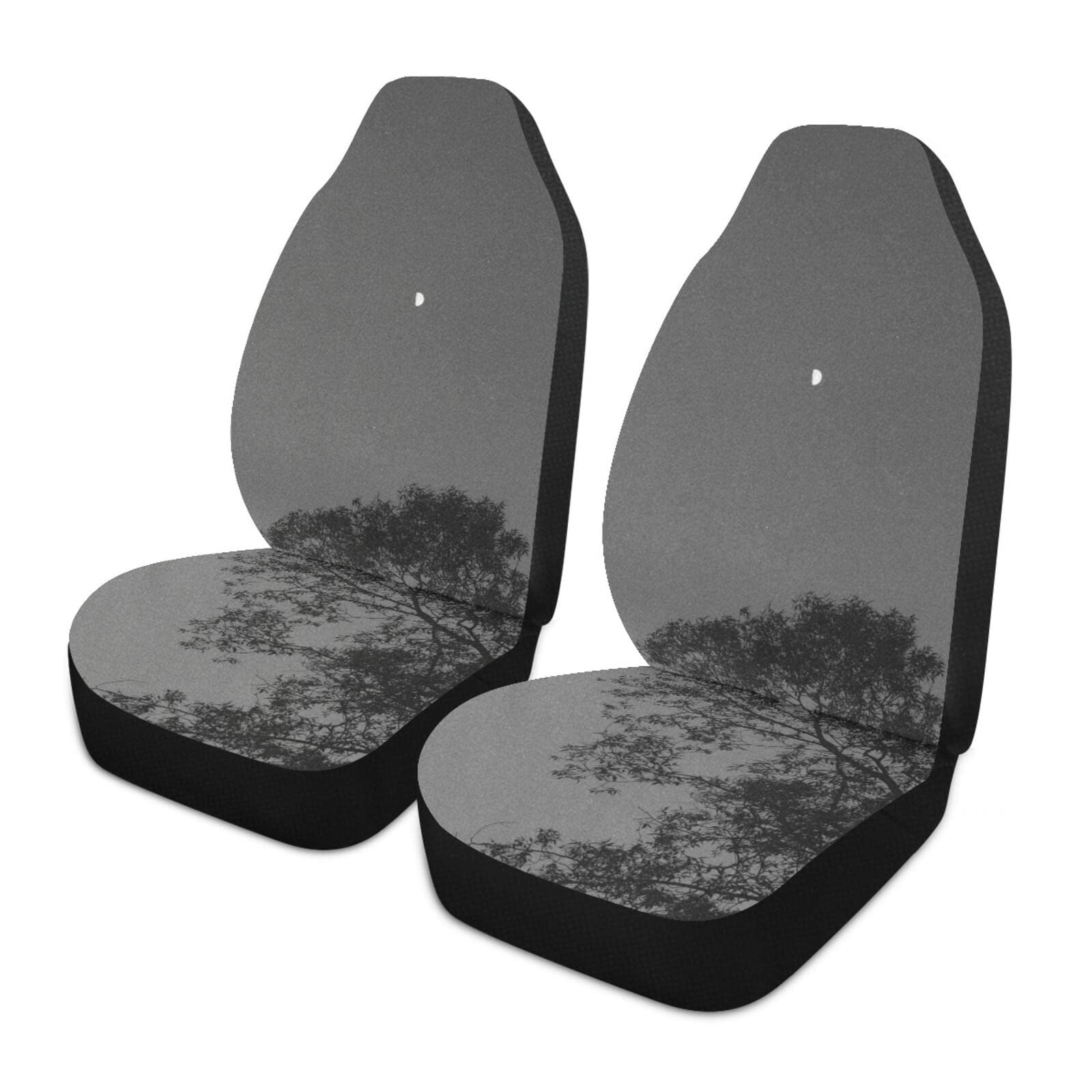 Trendy SWEETOP Full Set Car Interior Accessories for Women - Front Seat Covers & Rear Split Bench Cover | Durable Auto Decor Gift for New Cars | Perfect for Commuting, Road Trips & Car Enthusiasts