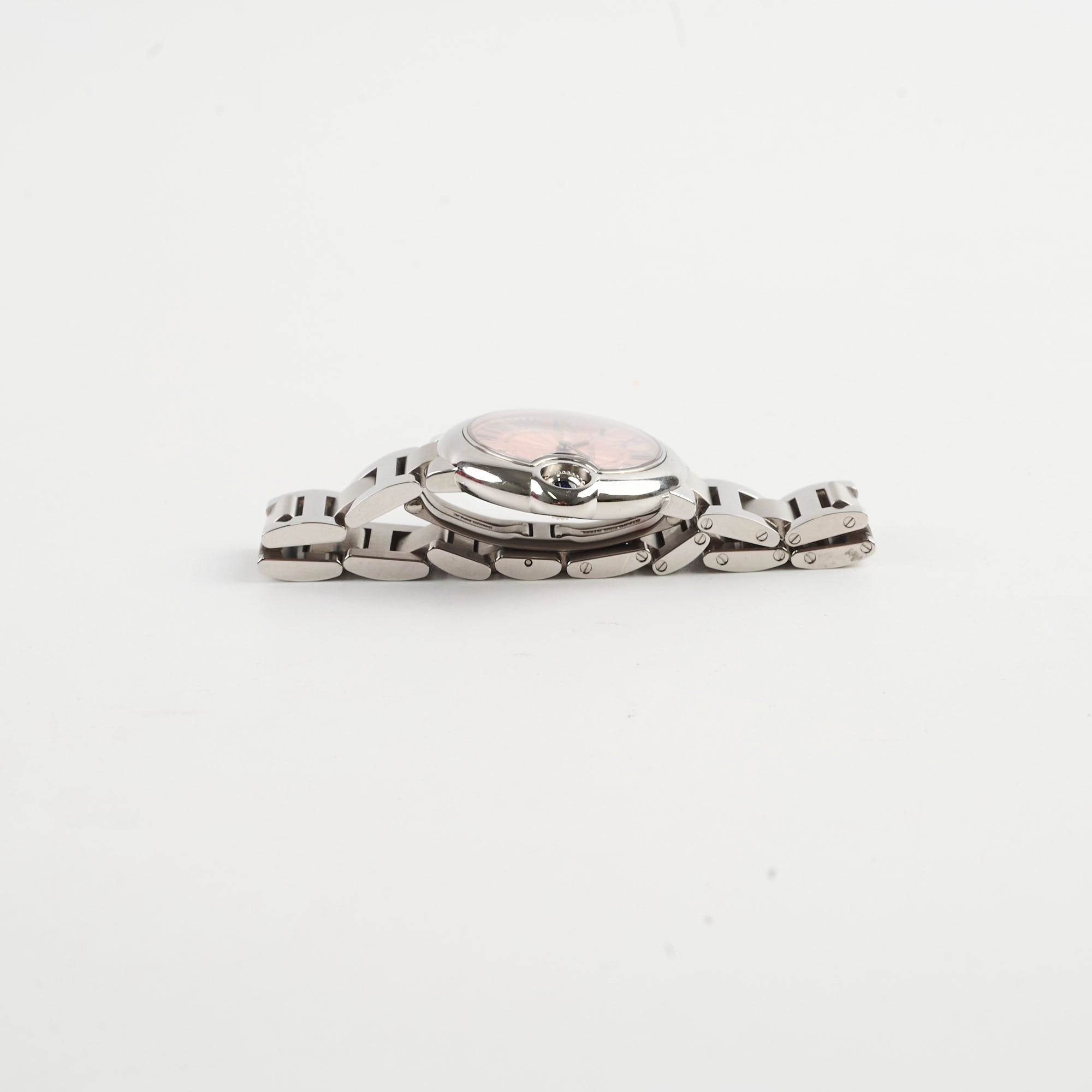 Cartier Ballon Bleu 33mm Pink Dial Women's Watch 819471ZX - Luxury Gift for Her, Perfect for Weddings & Special Occasions