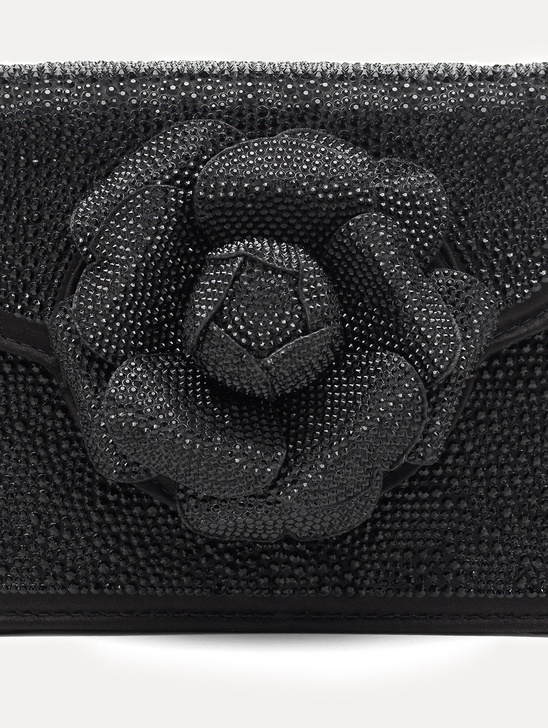 Elegant Crystal Pavé Mini TRO Bag - Stylish Women's Evening Clutch for Parties, Weddings & Special Occasions