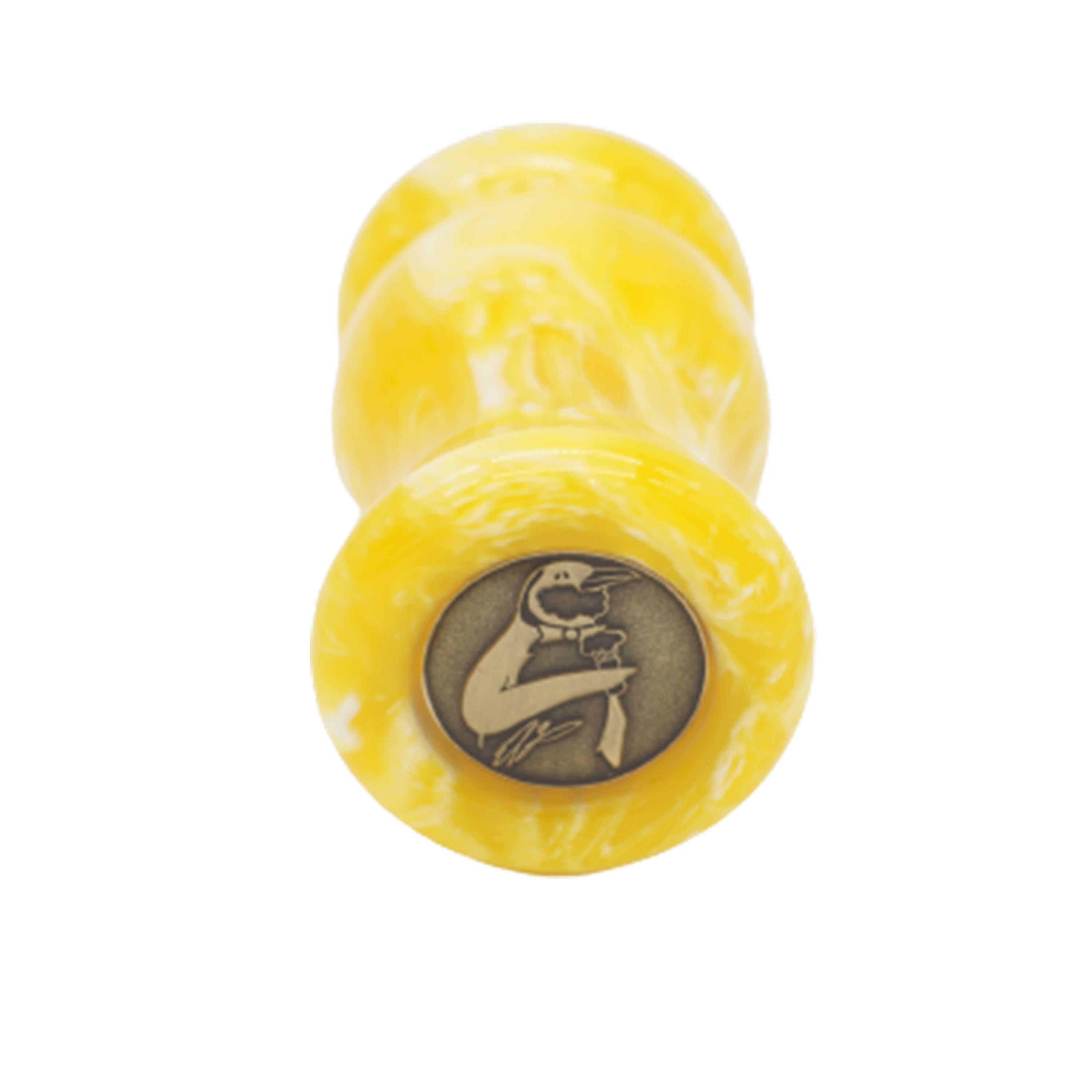 Premium Lemon Drop Handmade Shaving Brush Handle - Fits 26mm & 28mm Knots - Perfect for Wet Shaving & Grooming Gifts for Men