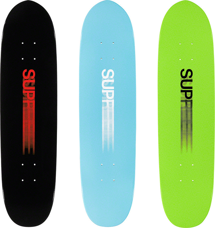 Supreme Motion Logo Cruiser Skateboard Deck - Premium Quality Skateboard for Street & Park Riding - Perfect for Commuting, Tricks & Urban Skateboarding