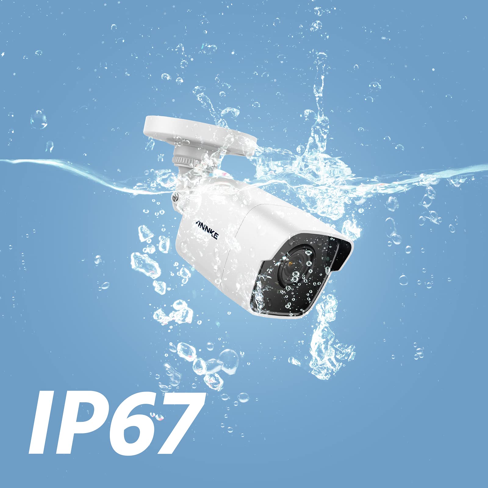 ANNKE 16 Channel 5MP Security Camera System with H.265+ DVR & 2TB HDD - 16pcs 5MP Weatherproof Indoor Outdoor Surveillance Cameras - Remote Viewing & 100ft Night Vision - Ideal for Home Security, Business Monitoring & Property Protection
