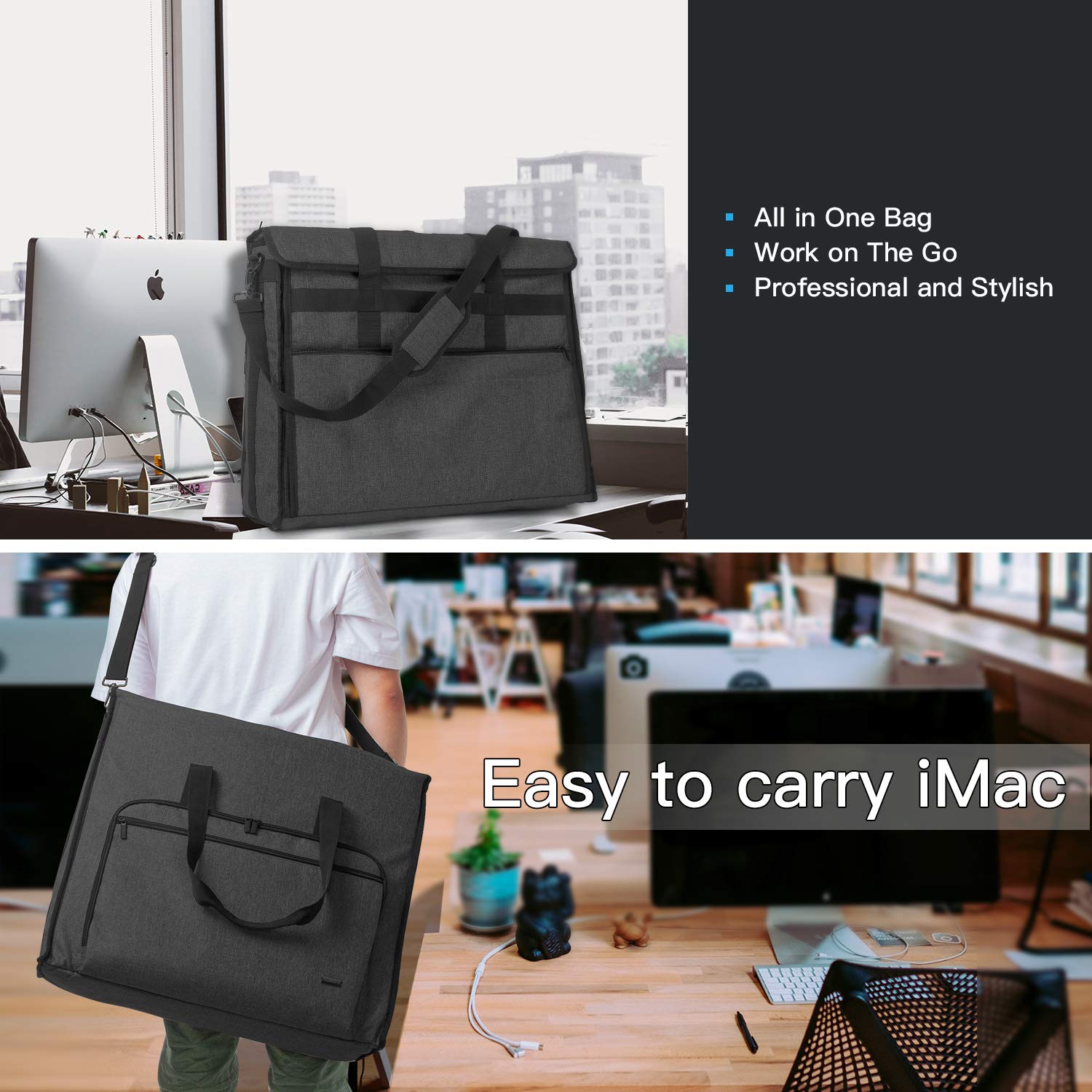 Damero Tote Bag for Apple 21.5
