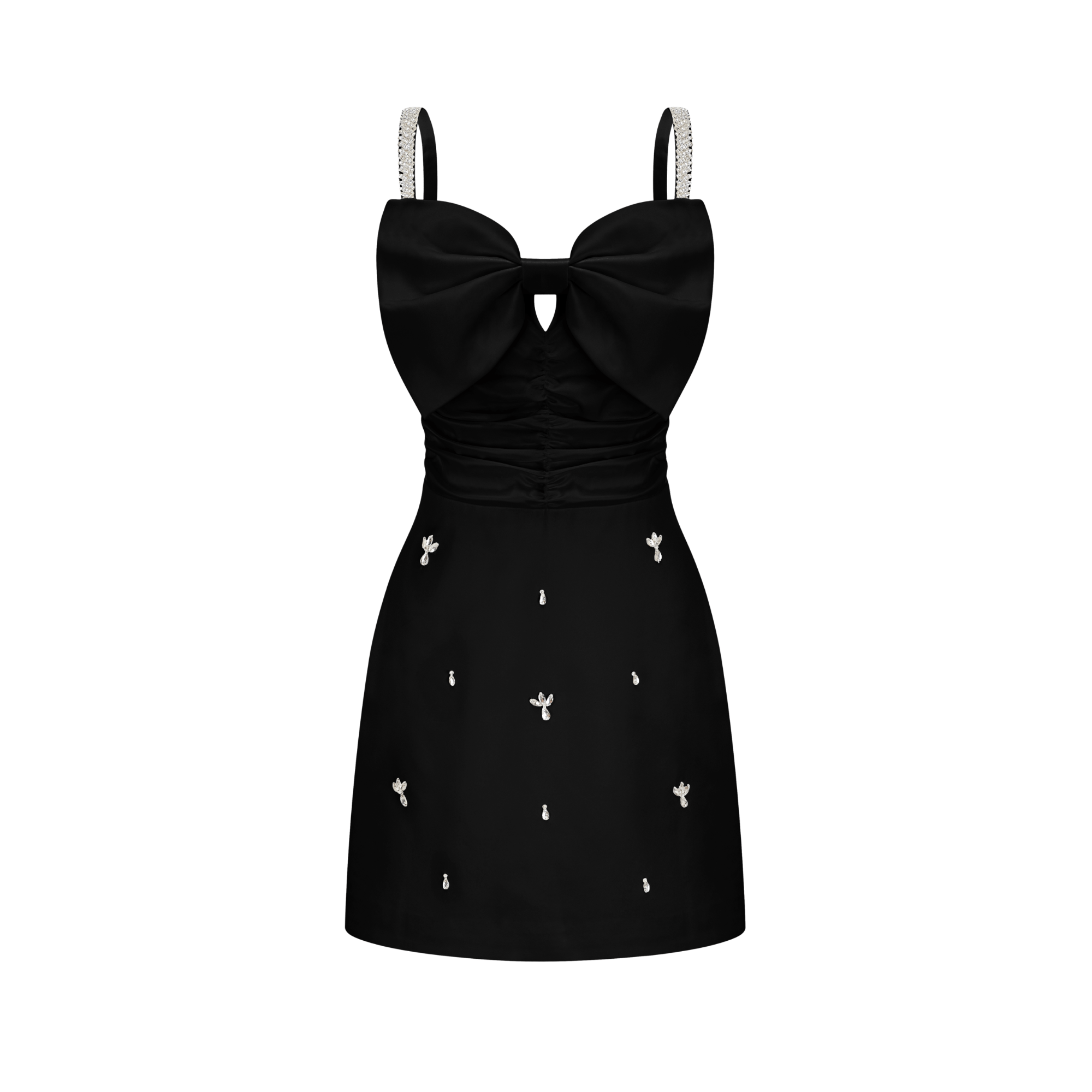 Anastasia Mini White Dress - Elegant & Flirty for Parties, Dates & Special Occasions