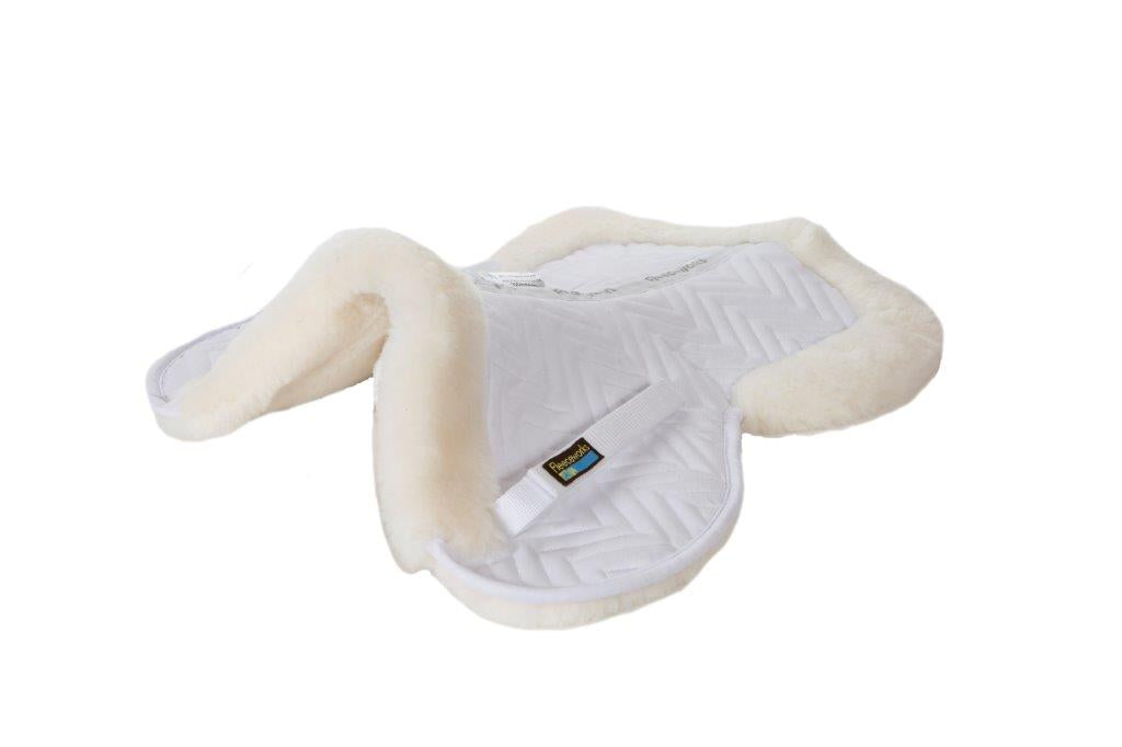 Therawool Classic Halfpad with Rolled Edge - All Purpose Saddle Pad for Horses - Perfect for Dressage, Jumping & Trail Riding