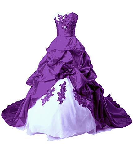 Purple White