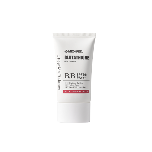 Medi Peel Bio Intense Glutathione Mela Toning BB Cream SPF50+ PA+++ - Brightening, Sun Protection & Even Skin Tone | Perfect for Daily Wear & Outdoor Activities