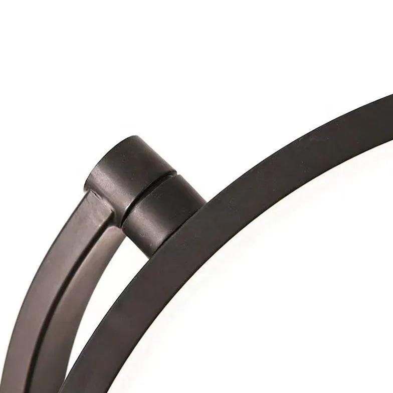 Minimalist Ring Tripod Floor Lamp - Modern Adjustable Standing Light for Living Room, Bedroom & Office - Perfect for Reading, Decor & Ambient Lighting