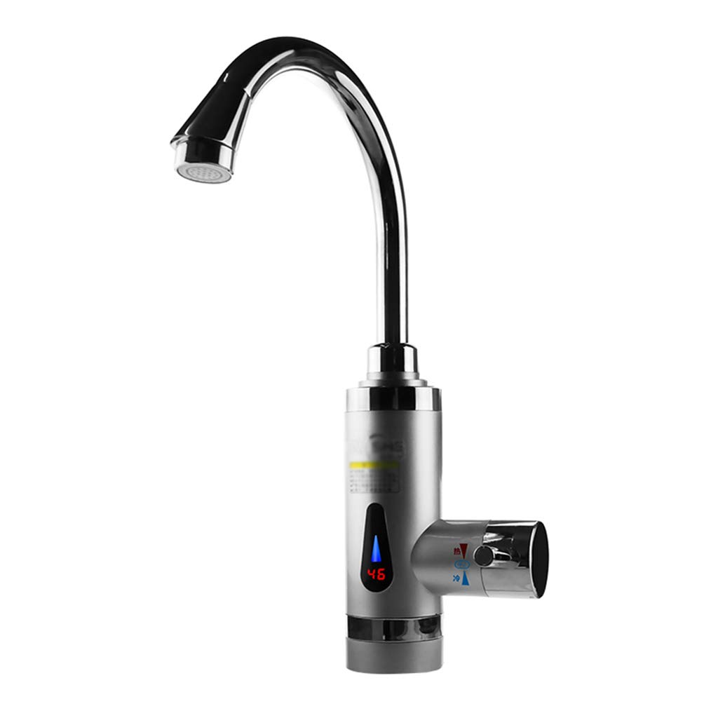 Instant Hot Water Faucet with LED Temperature Display - 220V Electric Kitchen Sink Faucet for Fast Heating | Perfect for Home, Bathroom & Commercial Use