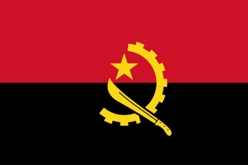 3' x 5' Angola Flag - Durable Nylon Outdoor/Indoor Flag for Sports Events, National Holidays & Home Decoration