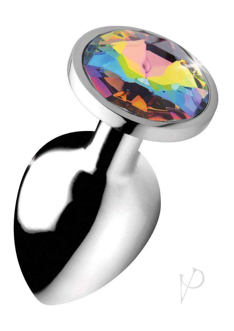 Booty Sparks Rainbow Prism Gem Anal Plug - Large Size for Enhanced Pleasure | Perfect for Couples Play & Sensual Exploration