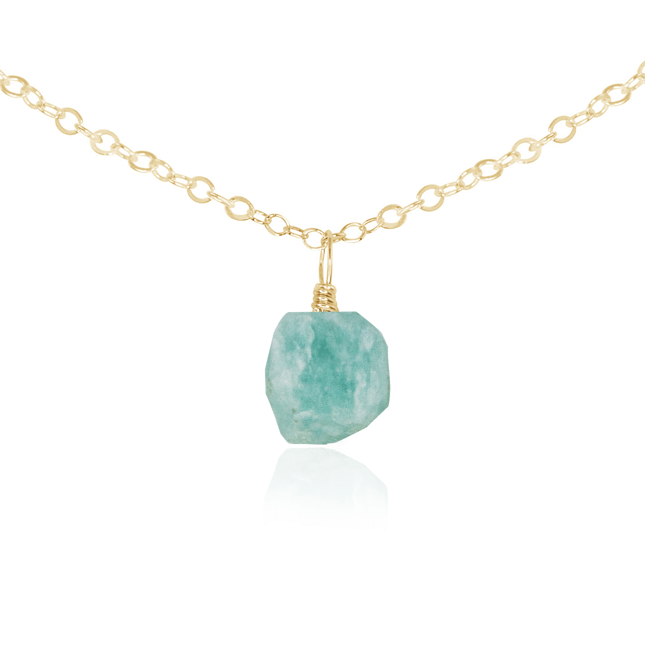 Natural Amazonite Gemstone Pendant Necklace - Healing Crystal Choker for Women | Perfect for Yoga, Meditation & Spiritual Jewelry Gifts