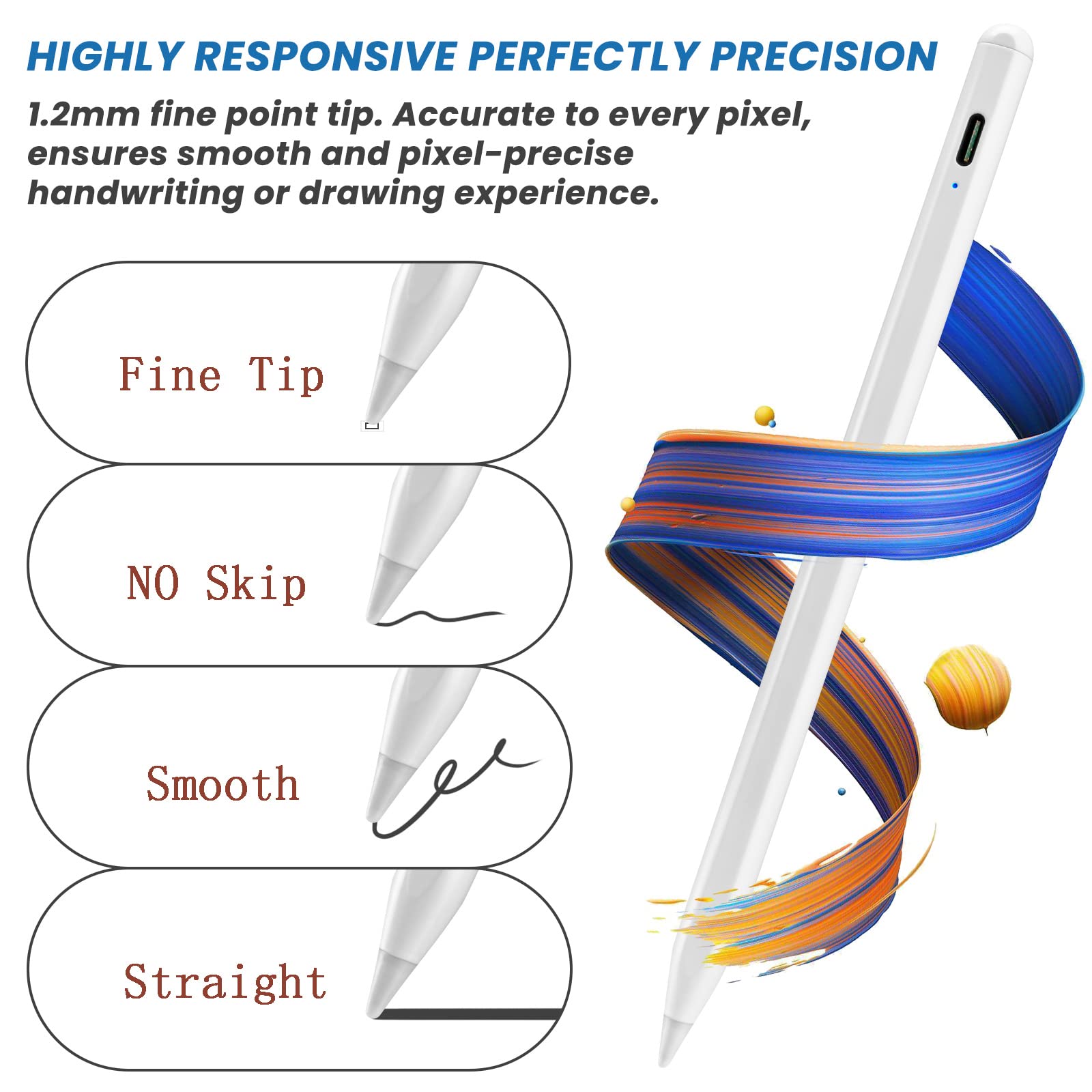 Samsung Galaxy S23 Ultra Stylus Pen - Fine Point Precision Drawing Pencil with Slim Design for 2023 Model | Perfect for Note-Taking, Digital Art & Graphic Design
