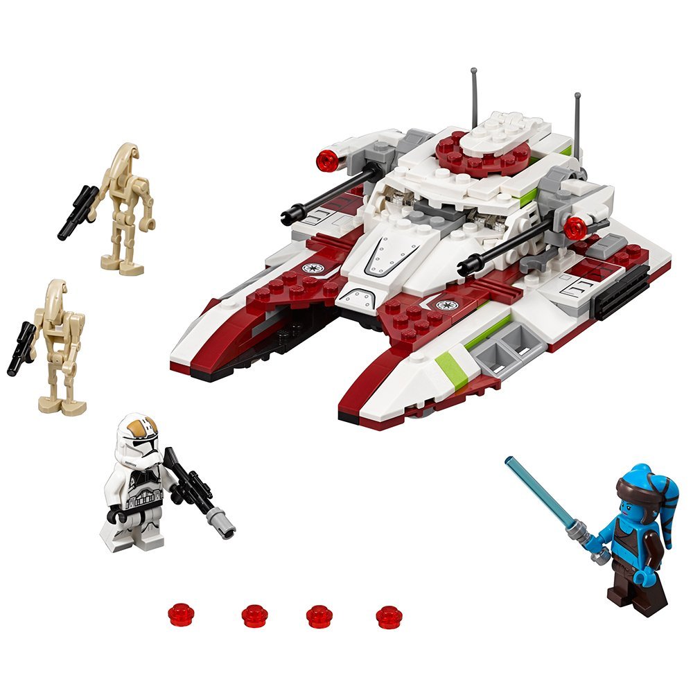 LEGO Star Wars Republic Fighter Tank 75182 Building Kit for Kids Ages 8-14 | 518 Pieces | Creative Construction Toy | Perfect for Star Wars Fans, Birthday Gifts & STEM Learning Activities