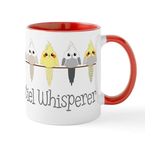 White/Red Inside - Cockatiel Whisperer Mug