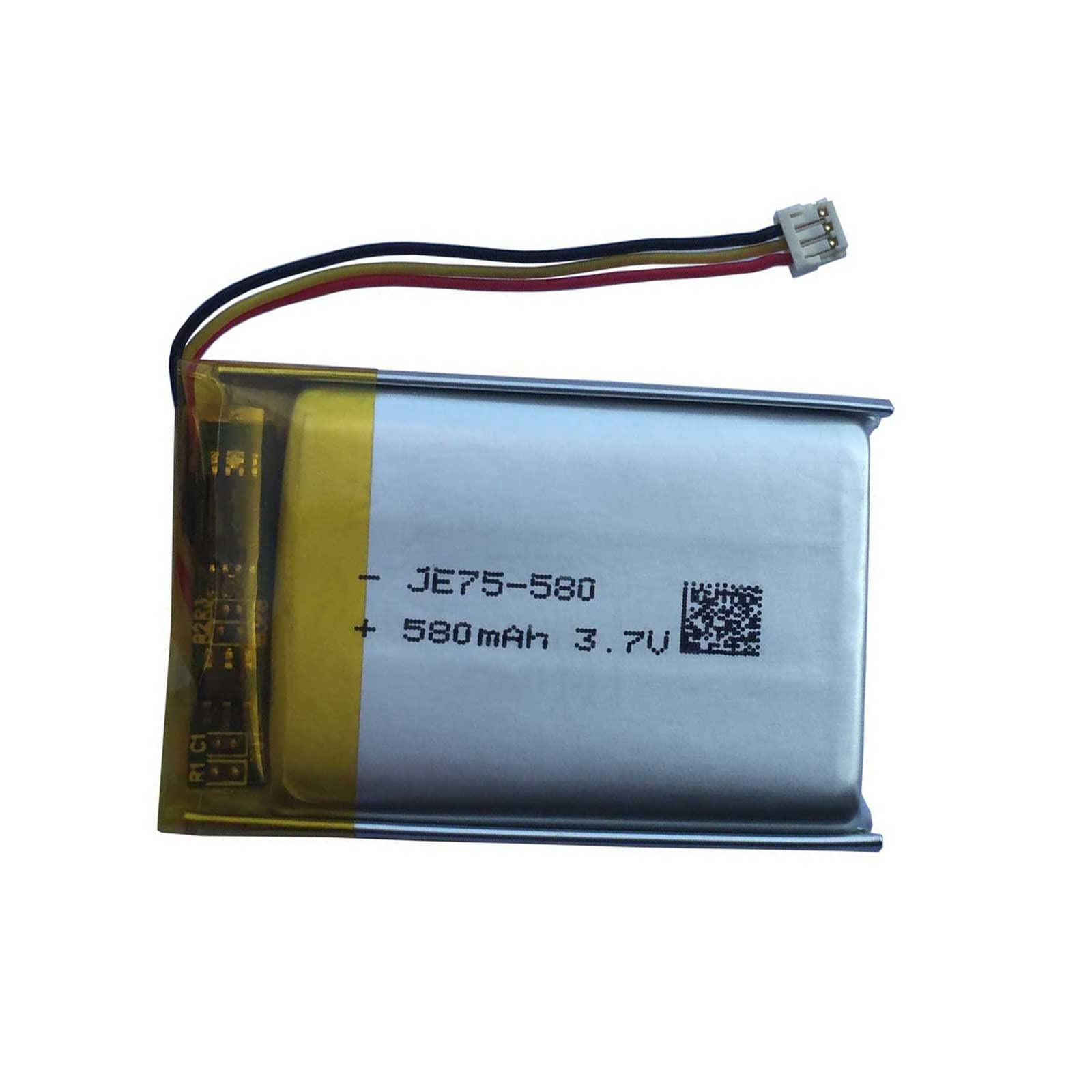 580mAh 3.7V LiPo Replacement Battery for Jabra Evolve 75/75 UC/75 SE Bluetooth Headset - AHB572535PST Compatible - Perfect for Office, Remote Work & Video Conferencing