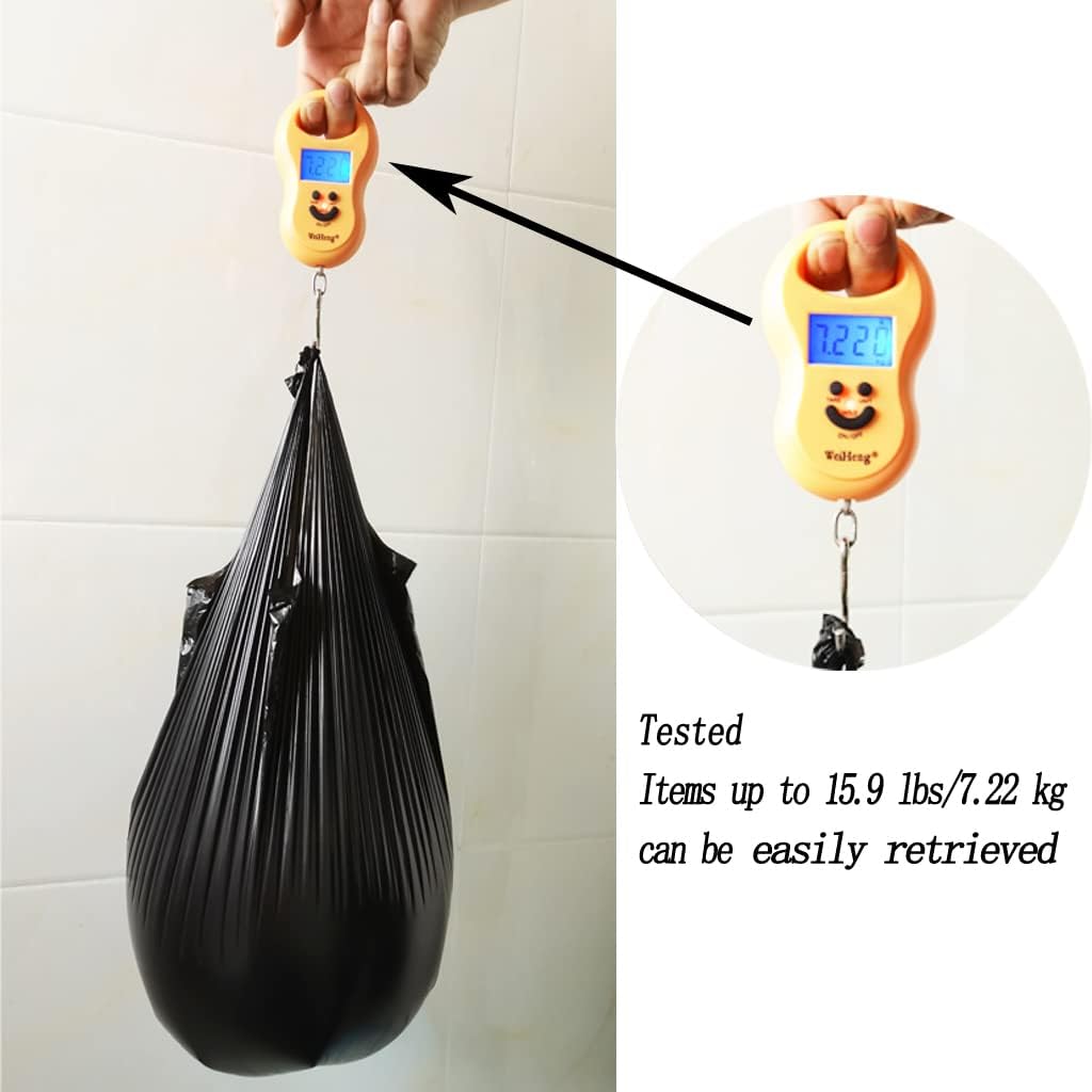 4 Gallon Small Black Trash Bags with Handles - 200 Count Thickened Garbage Bags for Bathroom, Bedroom, Office & Kitchen | Perfect for Wastebaskets, Small Trash Cans & Daily Household Use