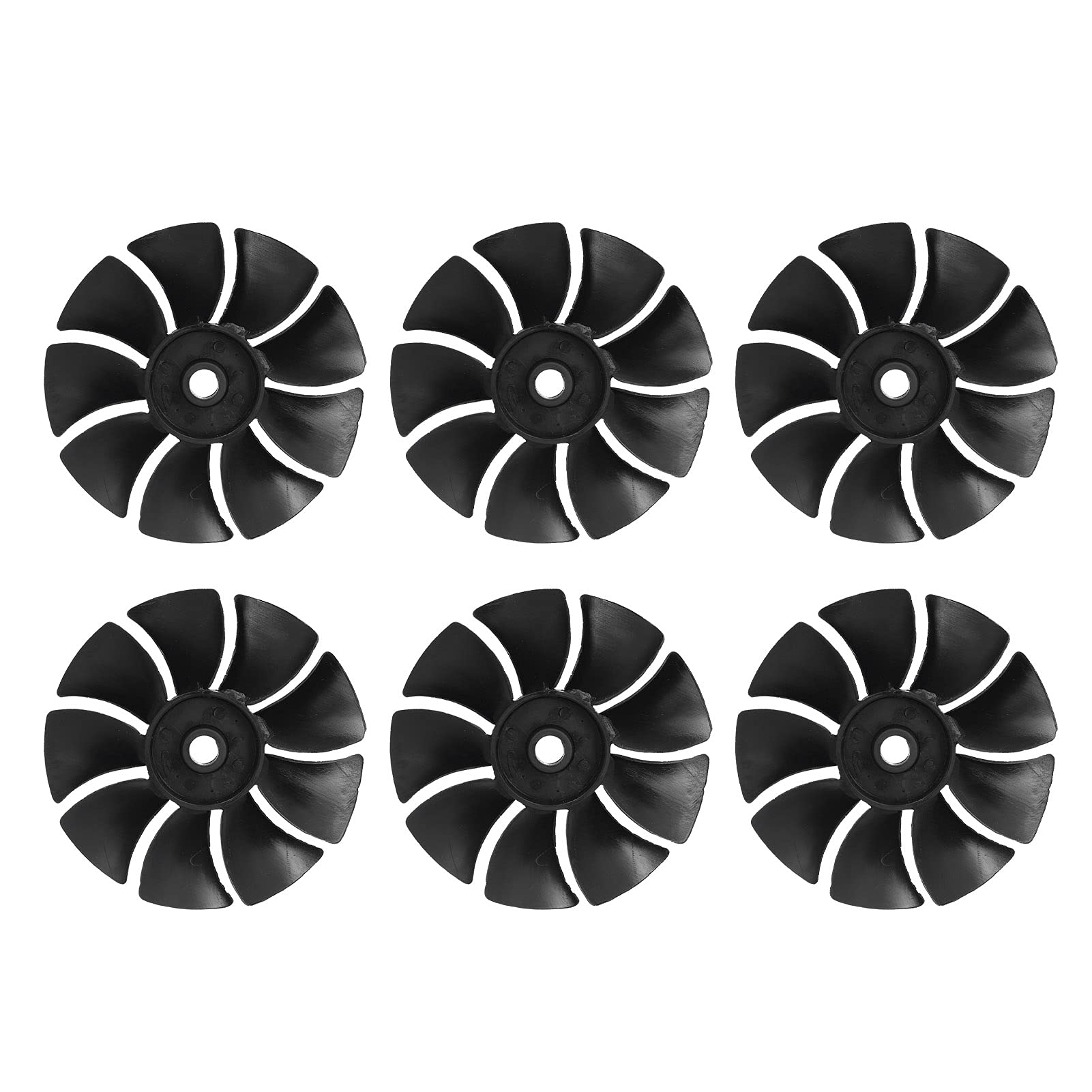 ABS Low Noise Cooling Fan Blades - Replacement Air Compressor Pump Motor Accessories (1 Set) | Perfect for Home Appliances, Industrial Equipment & HVAC Systems