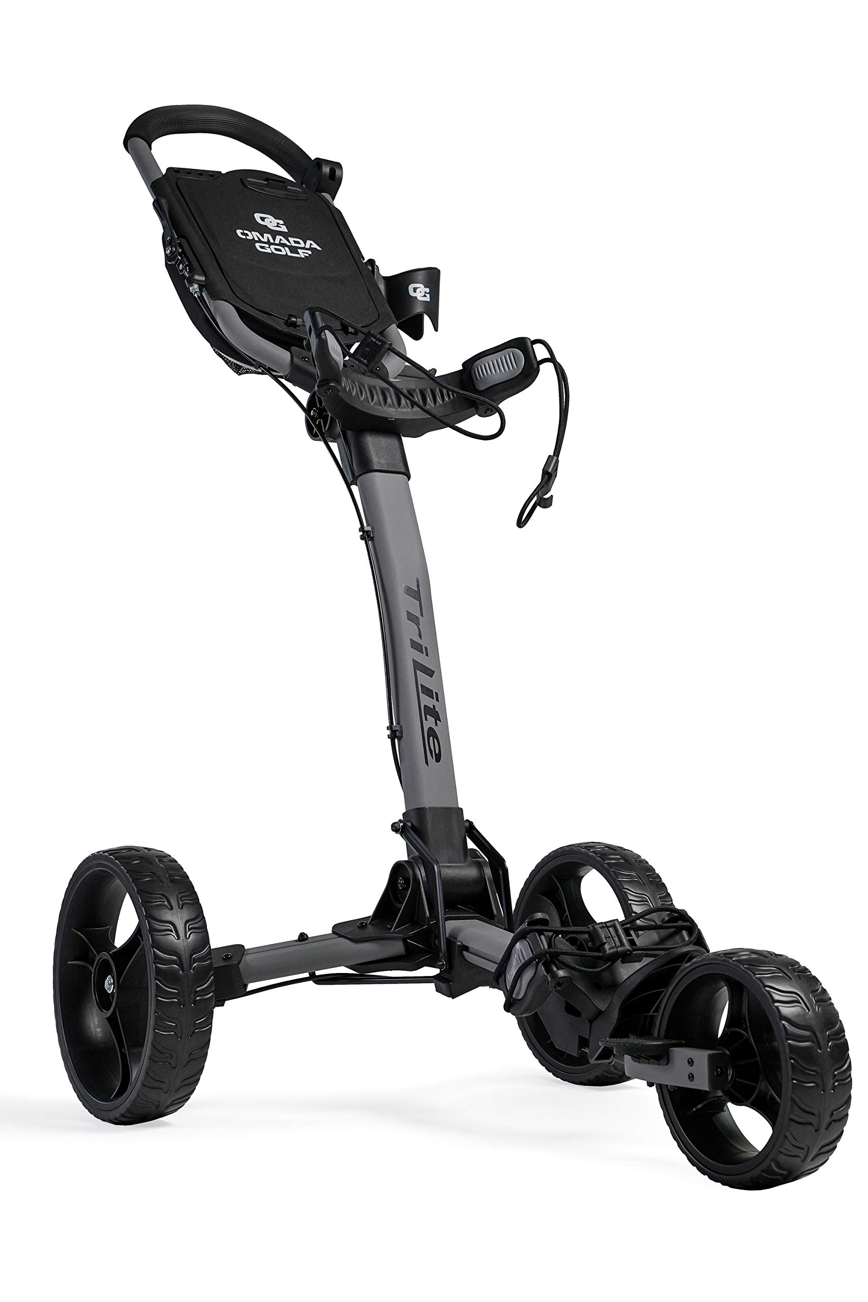 Lightweight Folding Golf Push Cart with Adjustable Bag Stand | Portable Golf Cart for Men & Women | Perfect for Golf Courses, Driving Range & Outdoor Practice