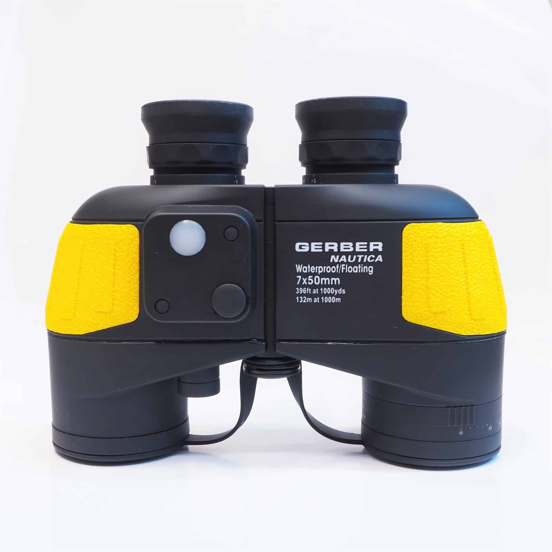 Gerber Nautica 7X50 Floating Binoculars with Compass - Waterproof Marine Binoculars for Boating, Fishing & Outdoor Adventures