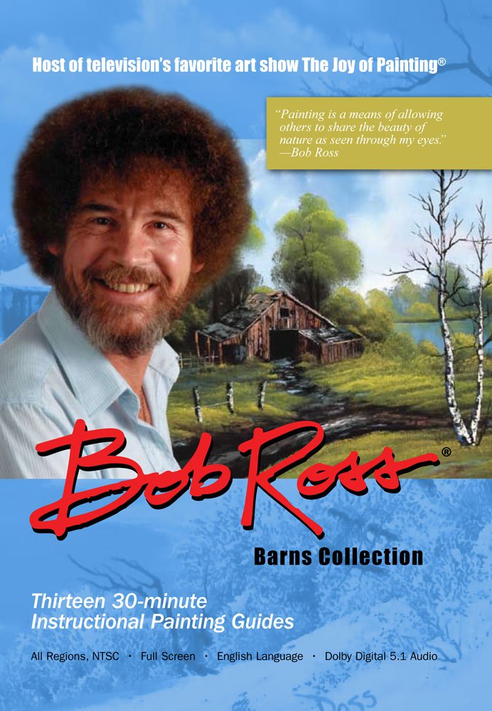 Bob Ross Joy of Painting: Barns Collection - Premium Oil Painting Kit for Beginners & Artists | Perfect for Home Decor, Gift Giving & Relaxation