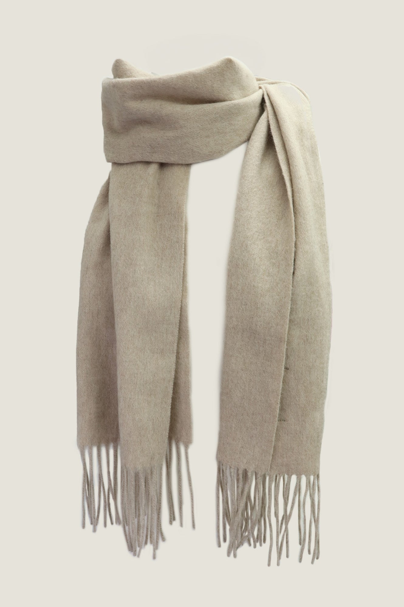 Soft Cream Wool Scarf for Women - Warm Winter Fashion Accessory - Perfect for Cold Weather, Outdoor Activities & Holiday Gifts