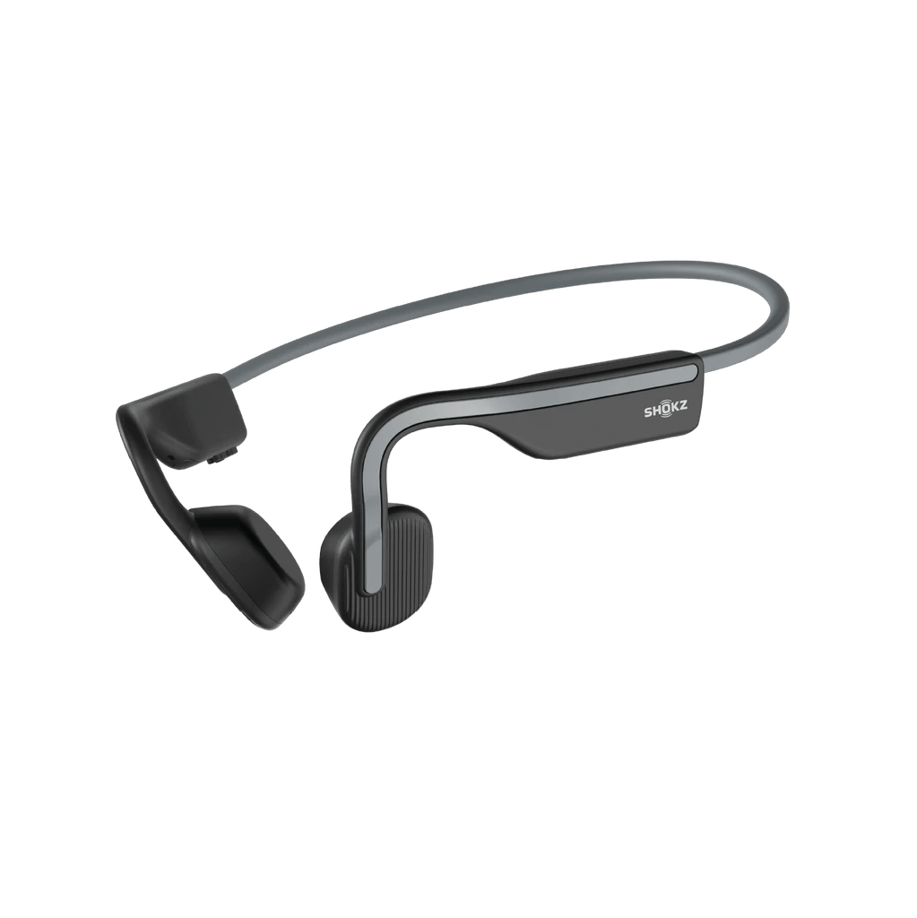 Shokz OpenMove Open Ear Bluetooth Headphones - Wireless Bone Conduction Headset for Running, Cycling & Workouts - Grey (Perfect for Outdoor Sports & Gym)