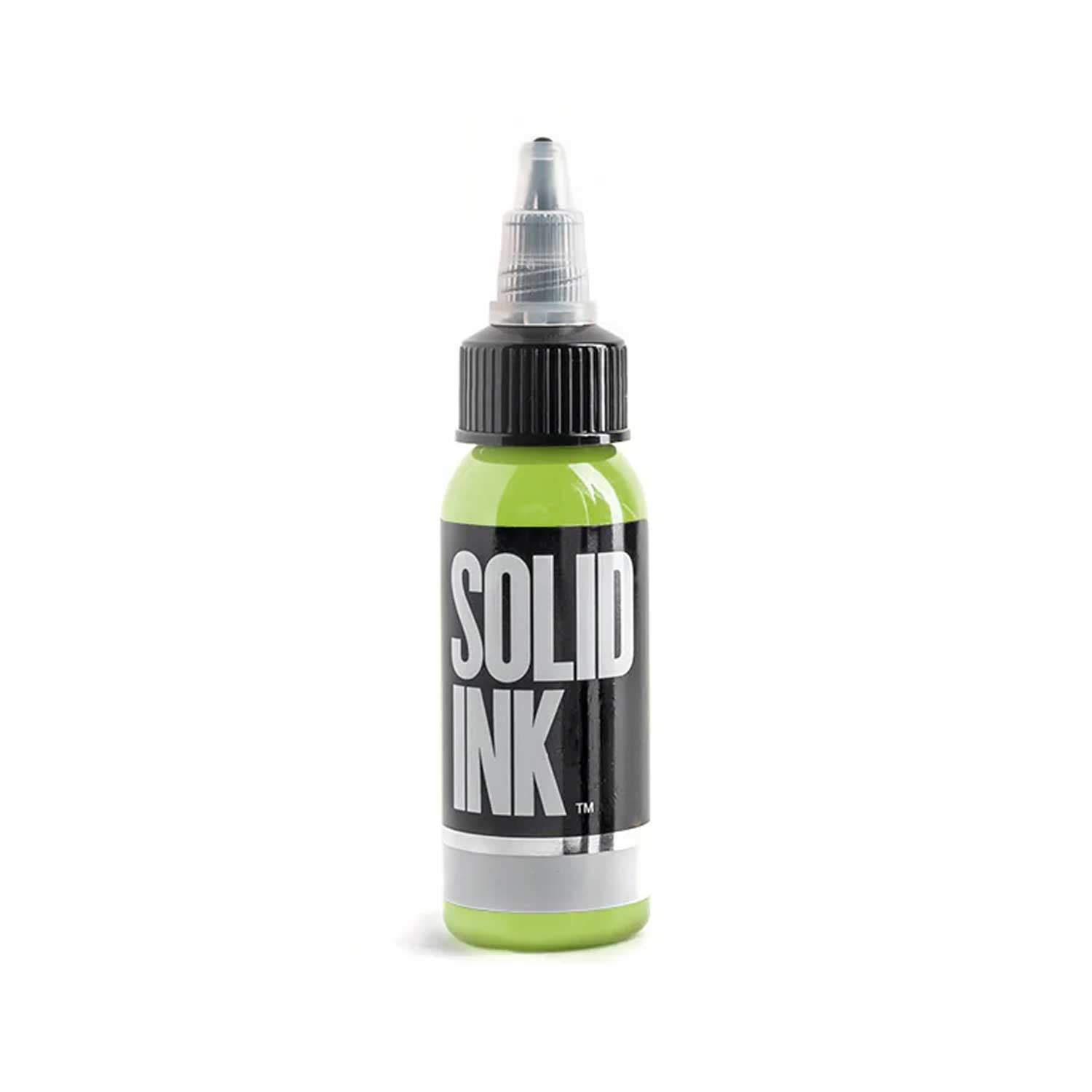 Premium Lime Green Solid Ink - 1 oz. (30ml) for Stamping, Scrapbooking & DIY Crafts | Vibrant, Long-Lasting & Quick-Drying Ink Pad