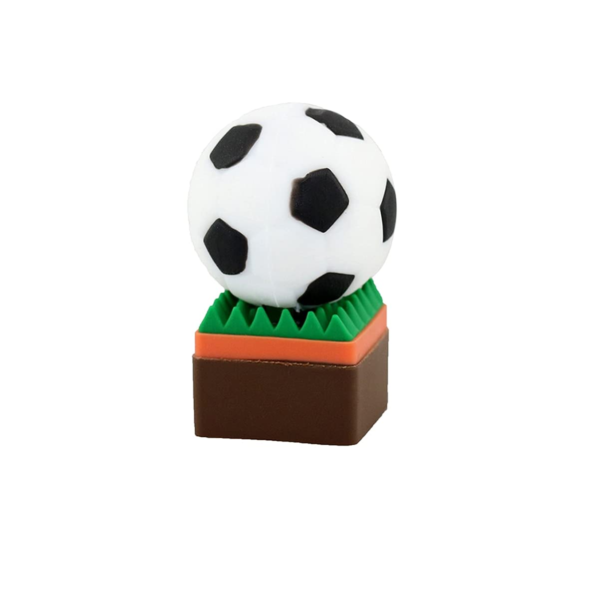 Football Shape 32GB USB 2.0 Flash Drive - Keychain Memory Stick for Sports Fans