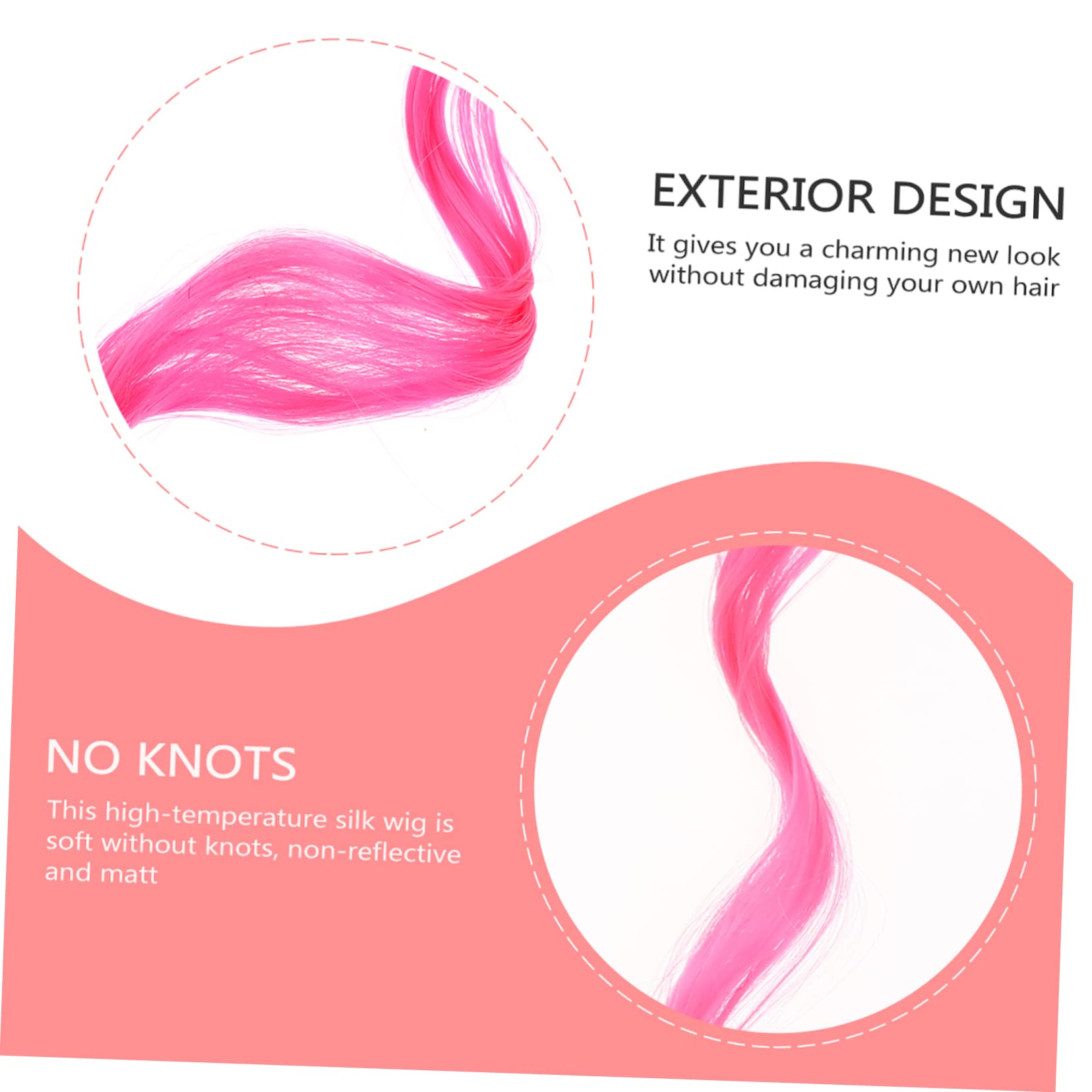 FOMIYES 10pcs Clip-in Long Curly Wavy Hair Extensions - Heat Resistant Synthetic Hair Pieces for Volume & Length - Natural Look No Shedding Hair Extensions for Parties, Weddings & Special Occasions