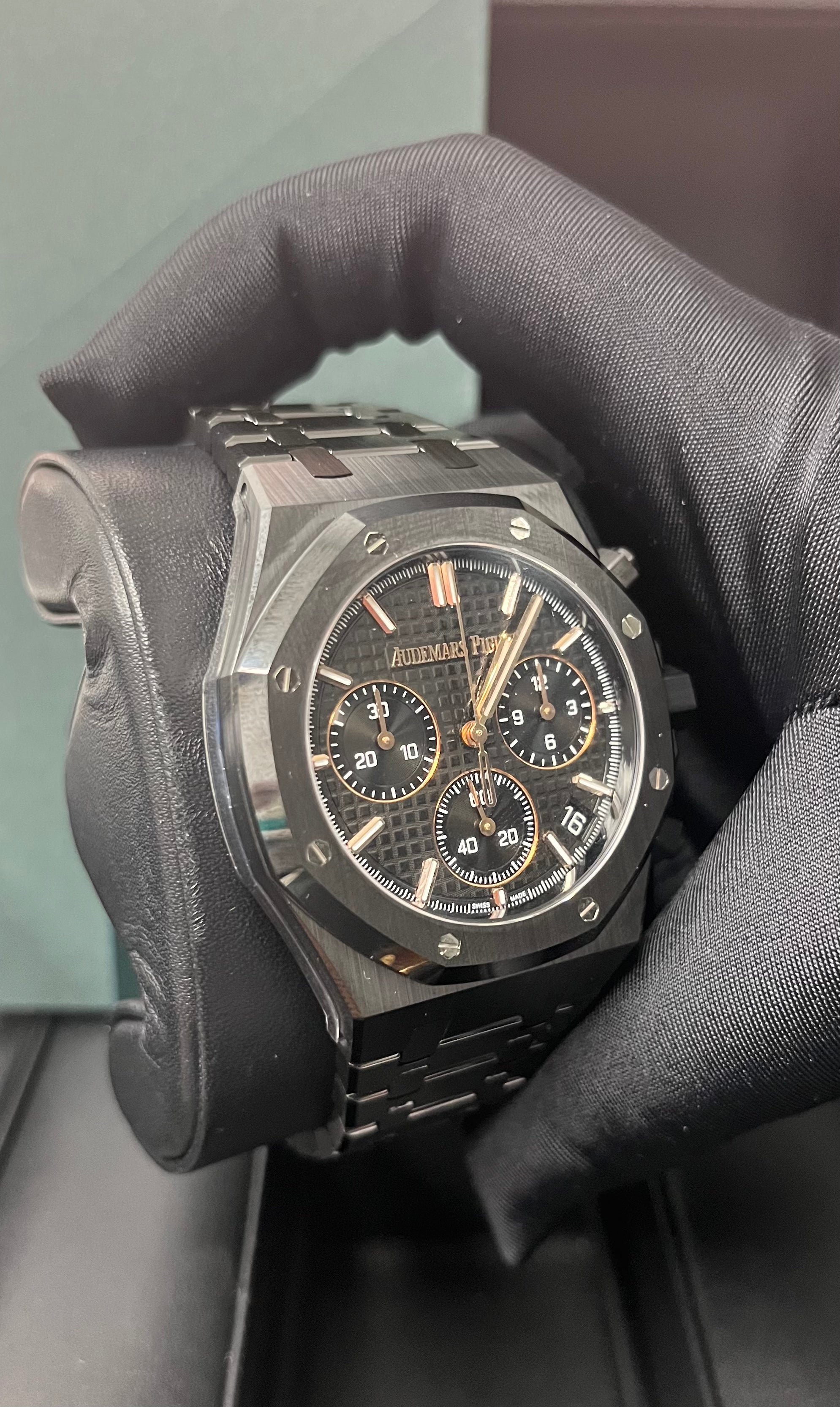 Audemars Piguet Royal Oak Chronograph 41mm Ceramic Watch 26240CE.OO.1225CE.02 - Luxury Men's Sports Watch for Business & Formal Occasions