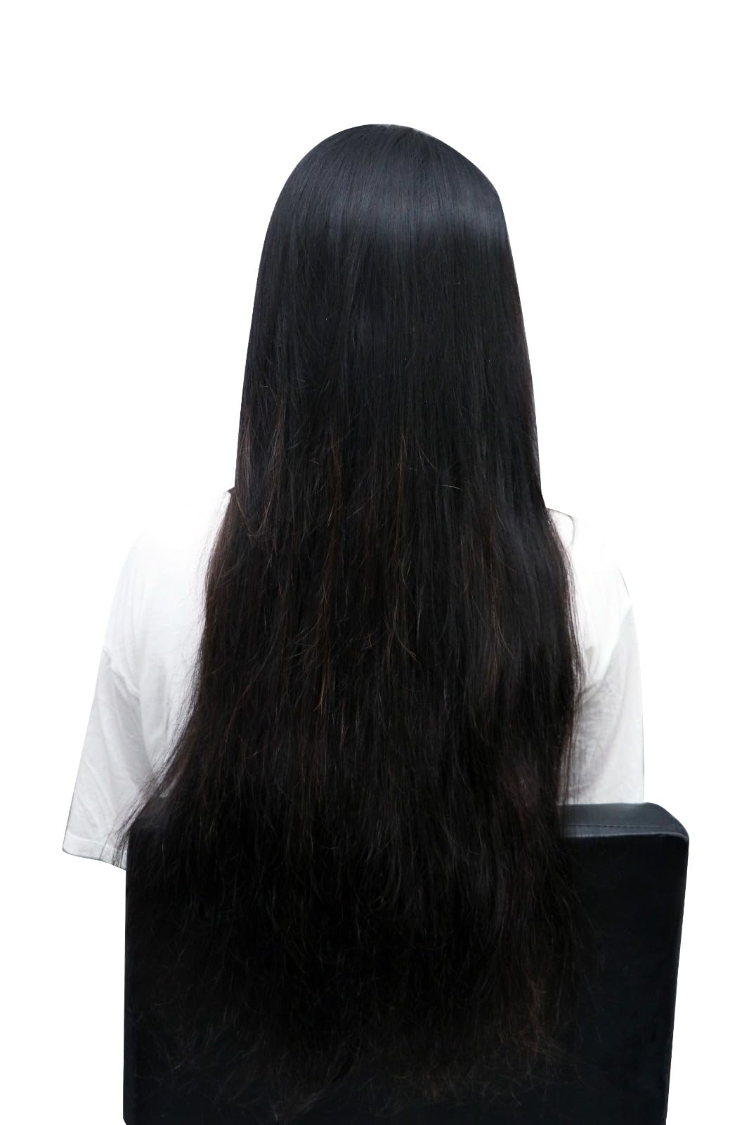 Deluxe Real Human Hair Clip-In Extensions Set - 2 Side Clips & 1 Back Clip | Natural Looking Hair Topper for Women, Students & College Girls | Perfect for Daily Wear, Parties & Special Occasions
