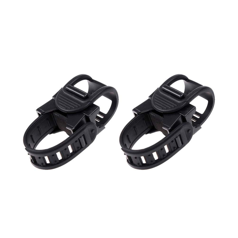 Universal Bike Flashlight Holder - 360° Adjustable Rotational Mount for Mountain Bikes (2-Pack) | Perfect for Night Cycling, Commuting & Outdoor Adventures
