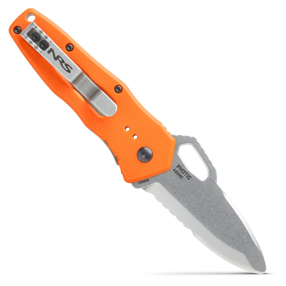 NRS Photic Knife - High-Quality Tactical Knife for Outdoor, Camping, Survival & Everyday Carry (EDC) - Perfect for Hiking, Hunting, and Emergency Situations