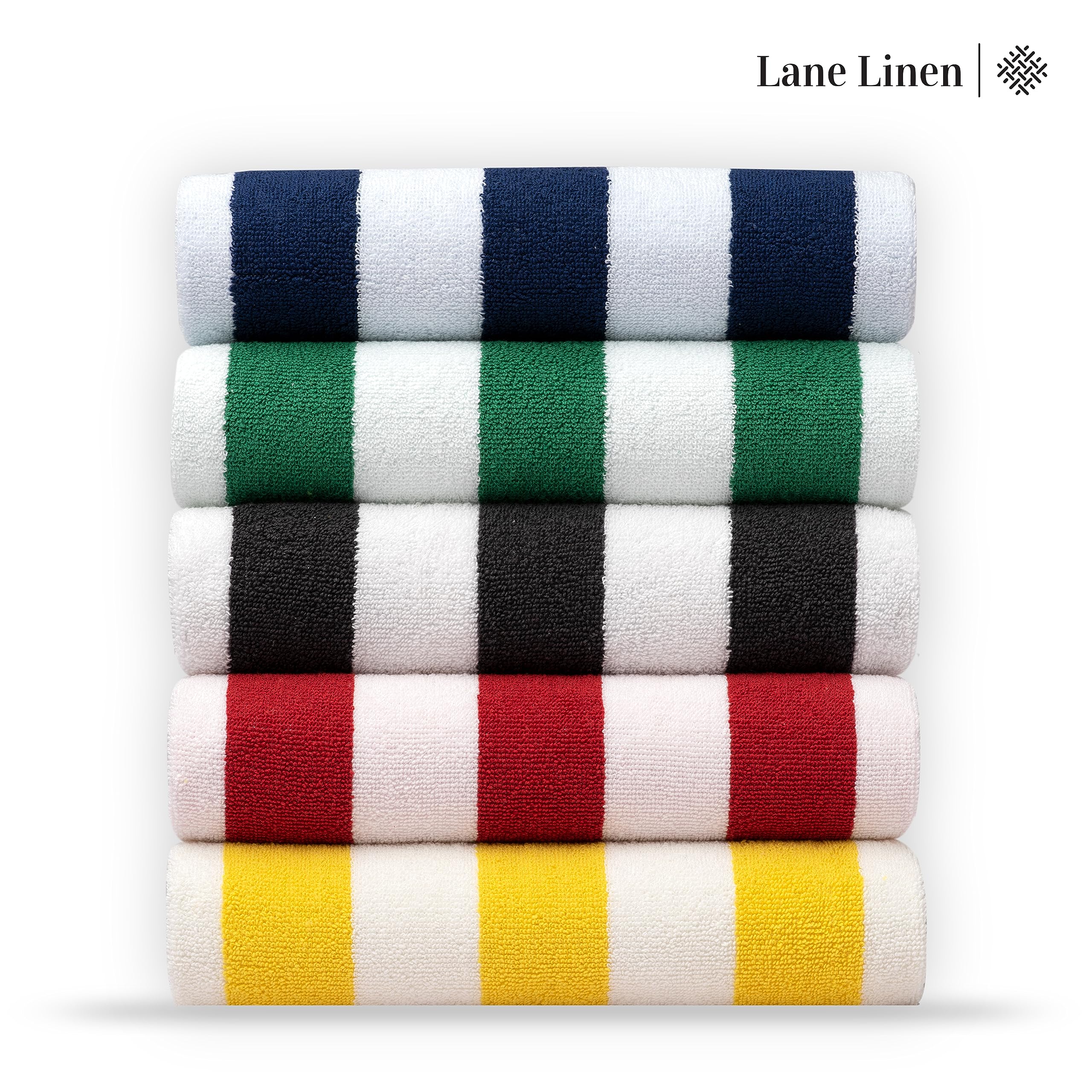Premium Yellow Cotton Beach Towels Set of 4 - 36