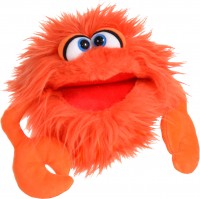Conner the Crab 16cm Hand Puppet - Soft Plush Animal Toy for Kids, Interactive Storytelling & Role Play - Perfect for Classroom, Birthday Parties & Imaginative Play (Code 134)