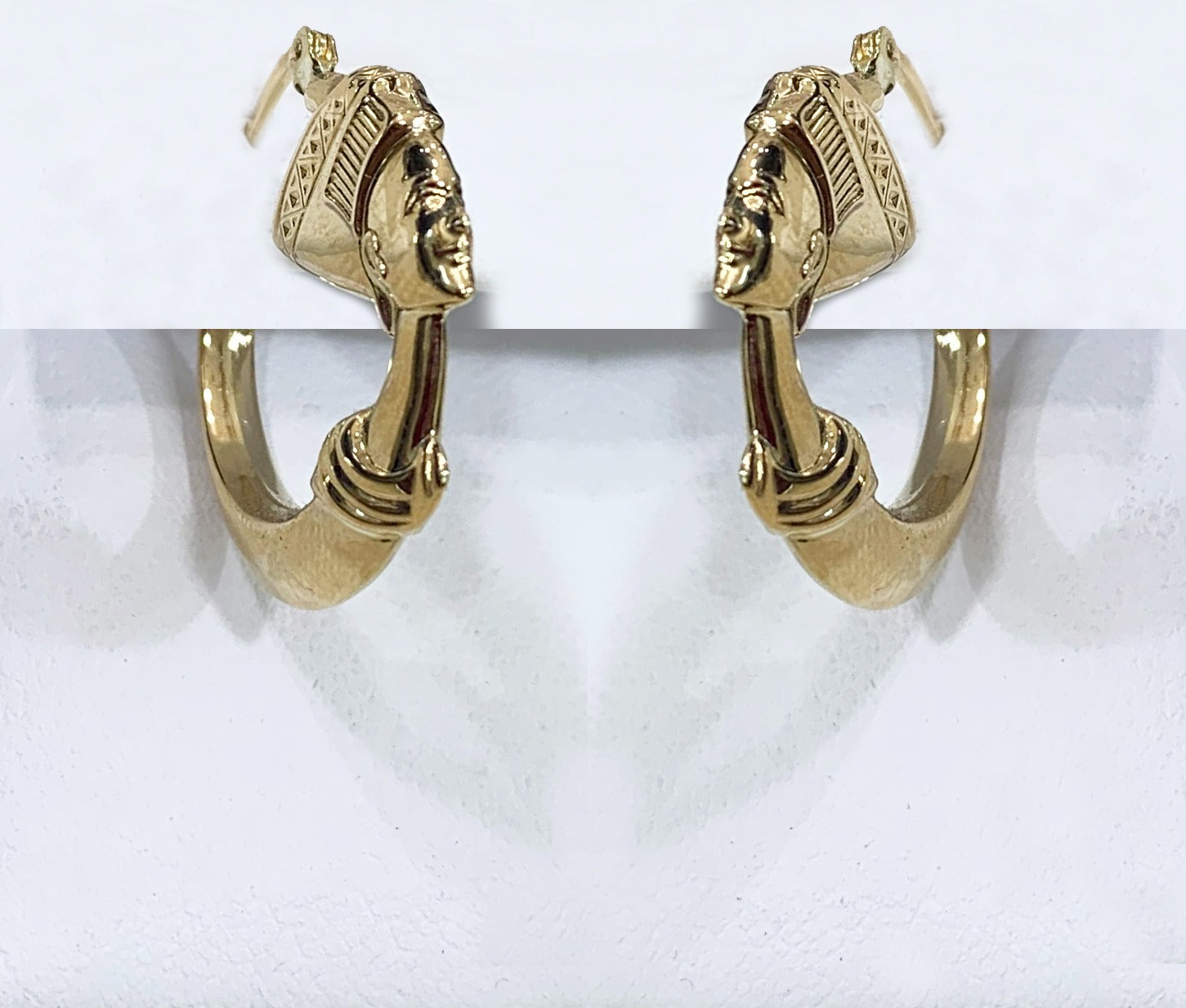 14K Gold Earrings for Women - Elegant Hoop Earrings 38mm - Perfect for Parties, Weddings & Everyday Wear