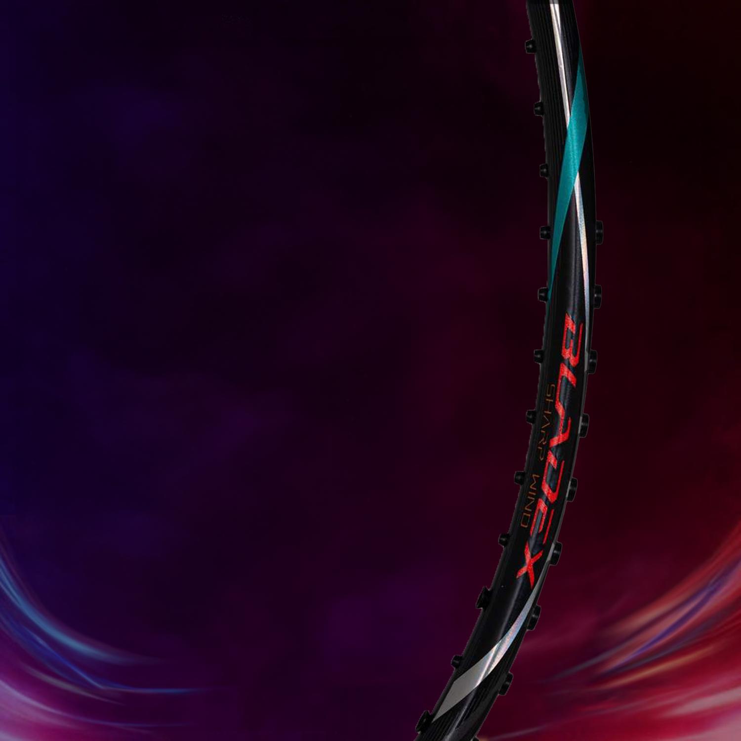 Li Ning BladeX 800 Badminton Racket - Professional Carbon Fiber Shuttlecock Racket (Black/Red) for Advanced Players - Perfect for Tournaments & Training Sessions