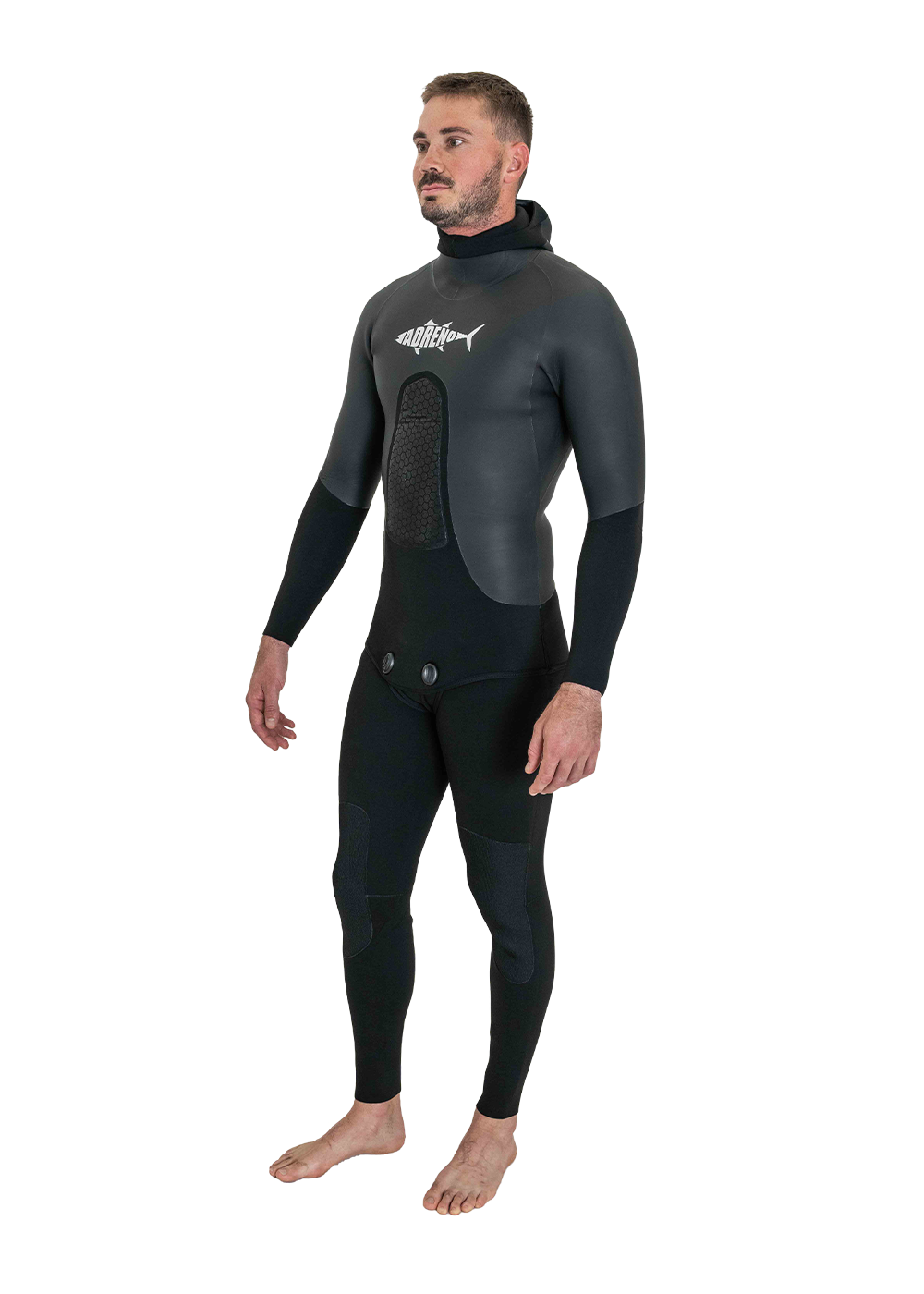 Adreno Tuna Pro 3/2mm Neoprene Wetsuit for Men & Women - 2 Piece Full Body Scuba Diving Suit with Thermal Lining | Perfect for Surfing, Snorkeling, and Cold Water Swimming