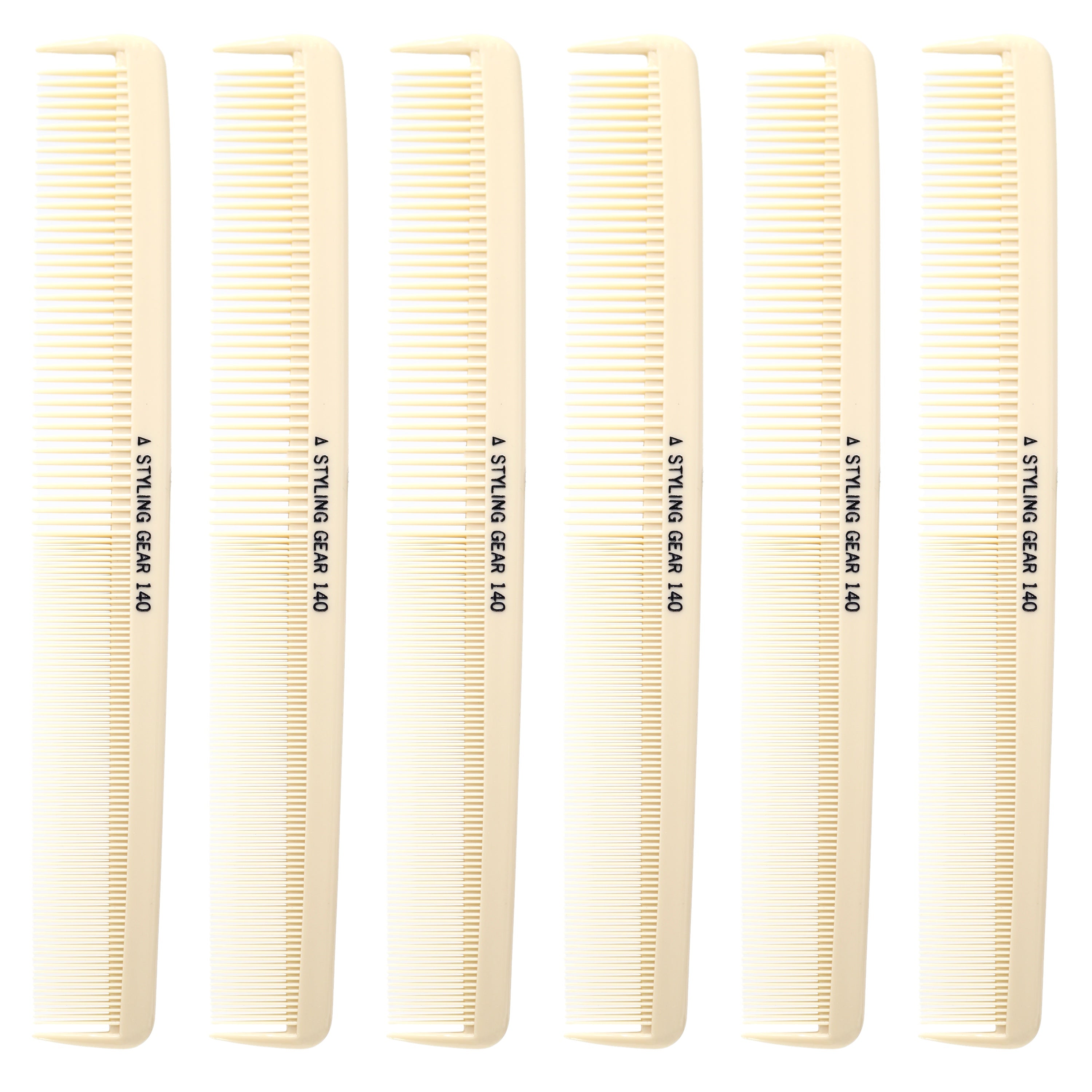 Professional Barber Comb - Styling Gear 140 XL Hair Stylist & Barbershop Parting Comb (1 Count) - Perfect for Hair Cutting, Styling & Creating Clean Partings
