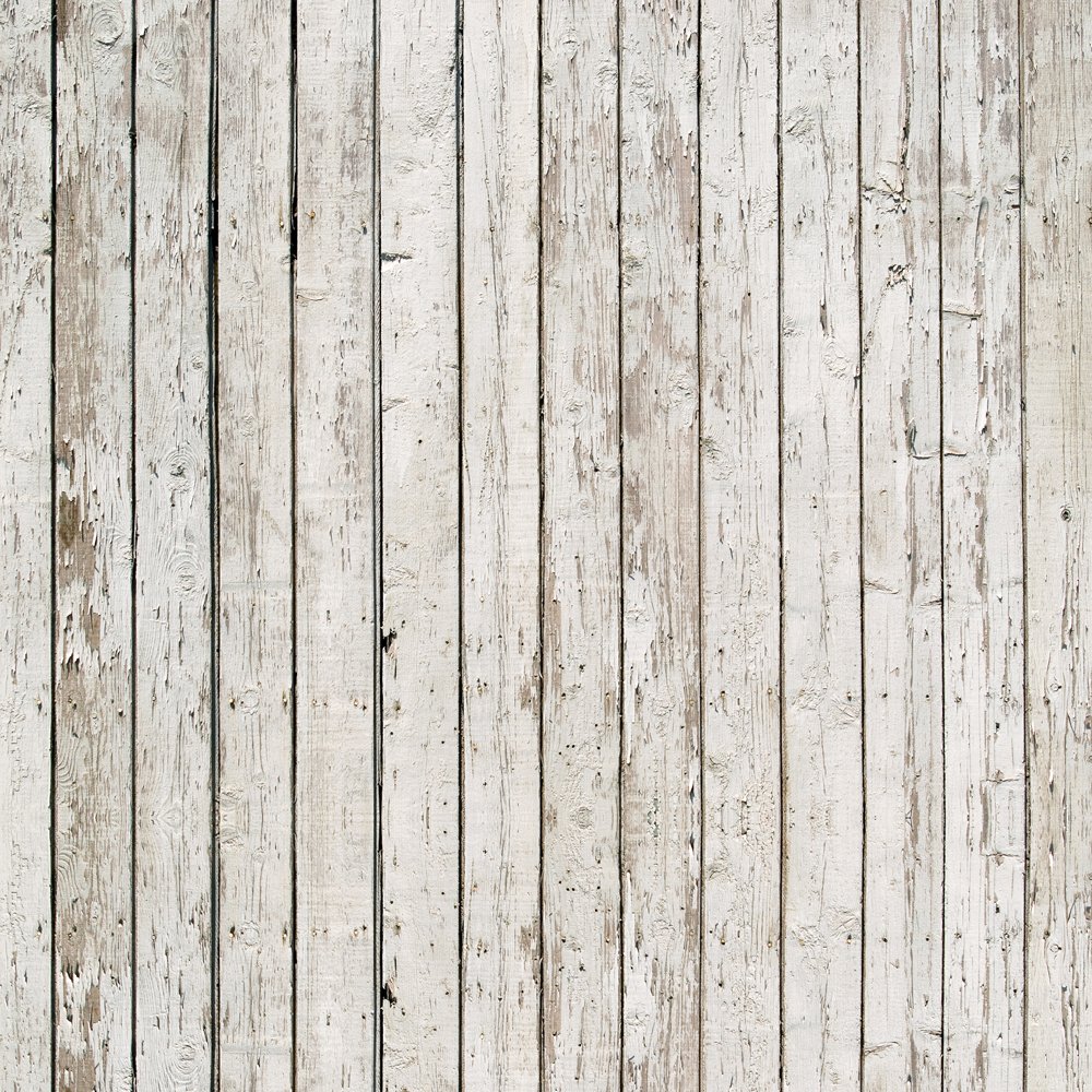 FiVan 8x8ft Newborn Photo Backdrop - Light Wood Floor Design for Baby Photography & Nursery Decor