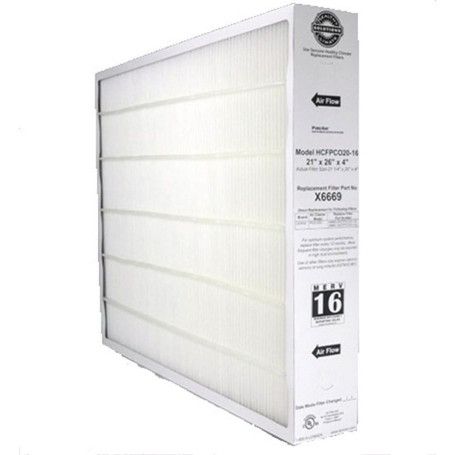 Lennox X6669 MERV 16 Air Filter 21x26x4 | Genuine OEM Replacement | Perfect for HVAC Systems, Home & Commercial Use