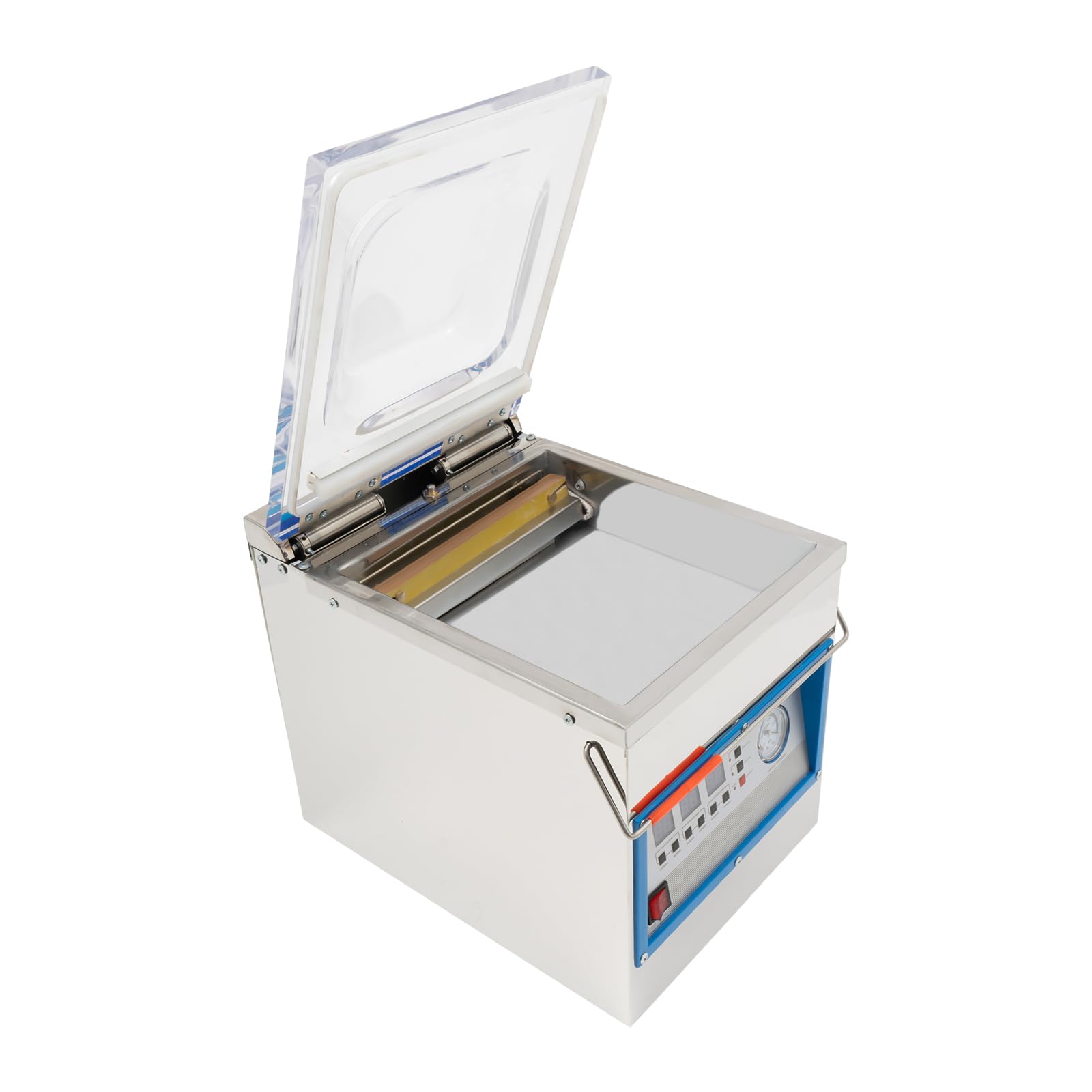 360W Automatic Chamber Vacuum Sealer Machine - Commercial Electric Food Vacuum Packaging System for Meat, Fruit & Long-Term Storage | Perfect for Restaurants, Meal Prep & Home Food Preservation (110V)