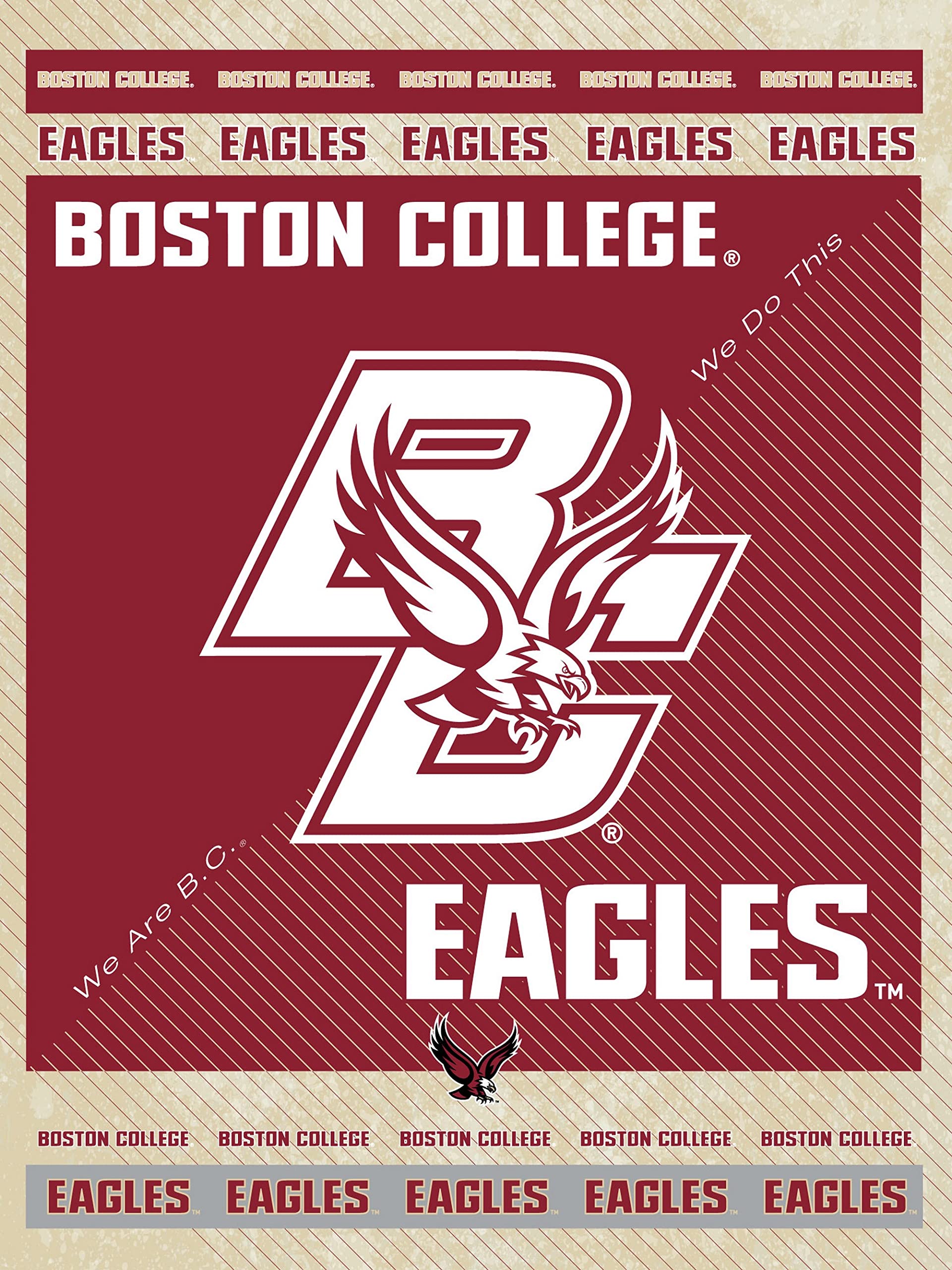 Boston College Eagles Canvas Wall Art - Premium College Decor for Dorms, Offices & Home - Perfect Gift for Alumni & Fans