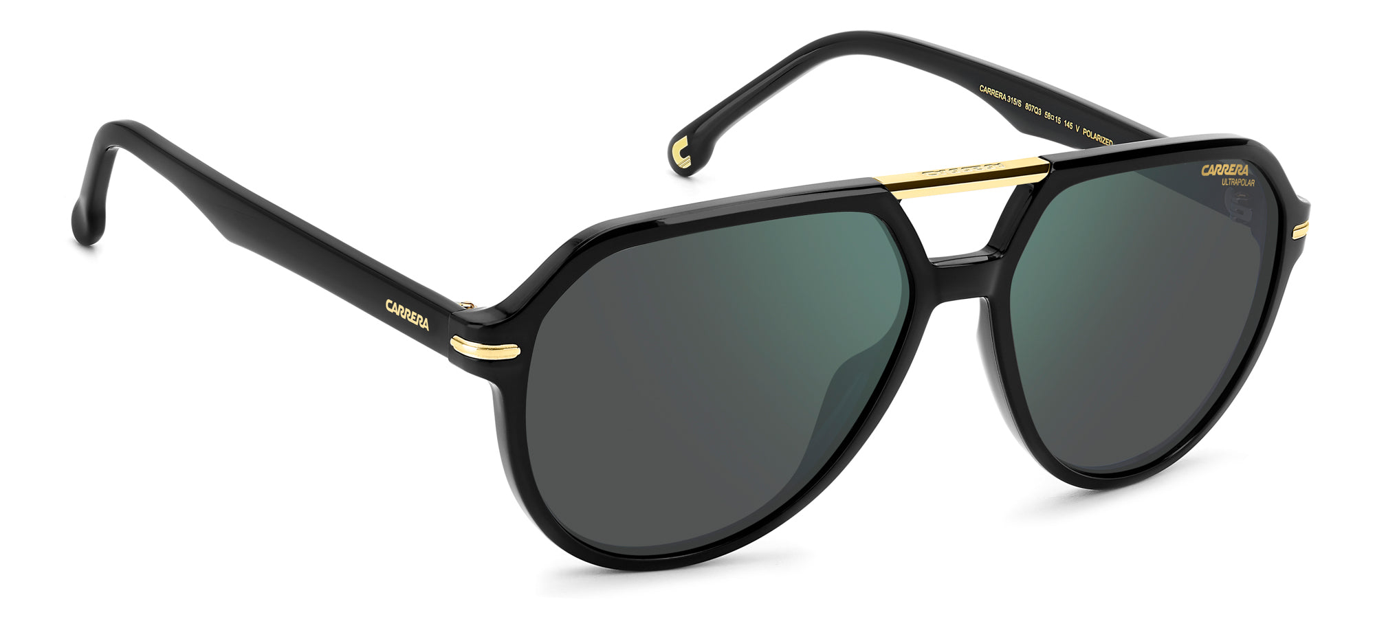 Carrera 315 S Sunglasses - Polarized UV Protection Aviator Style for Men & Women - Perfect for Driving, Outdoor Sports & Fashion Accessories