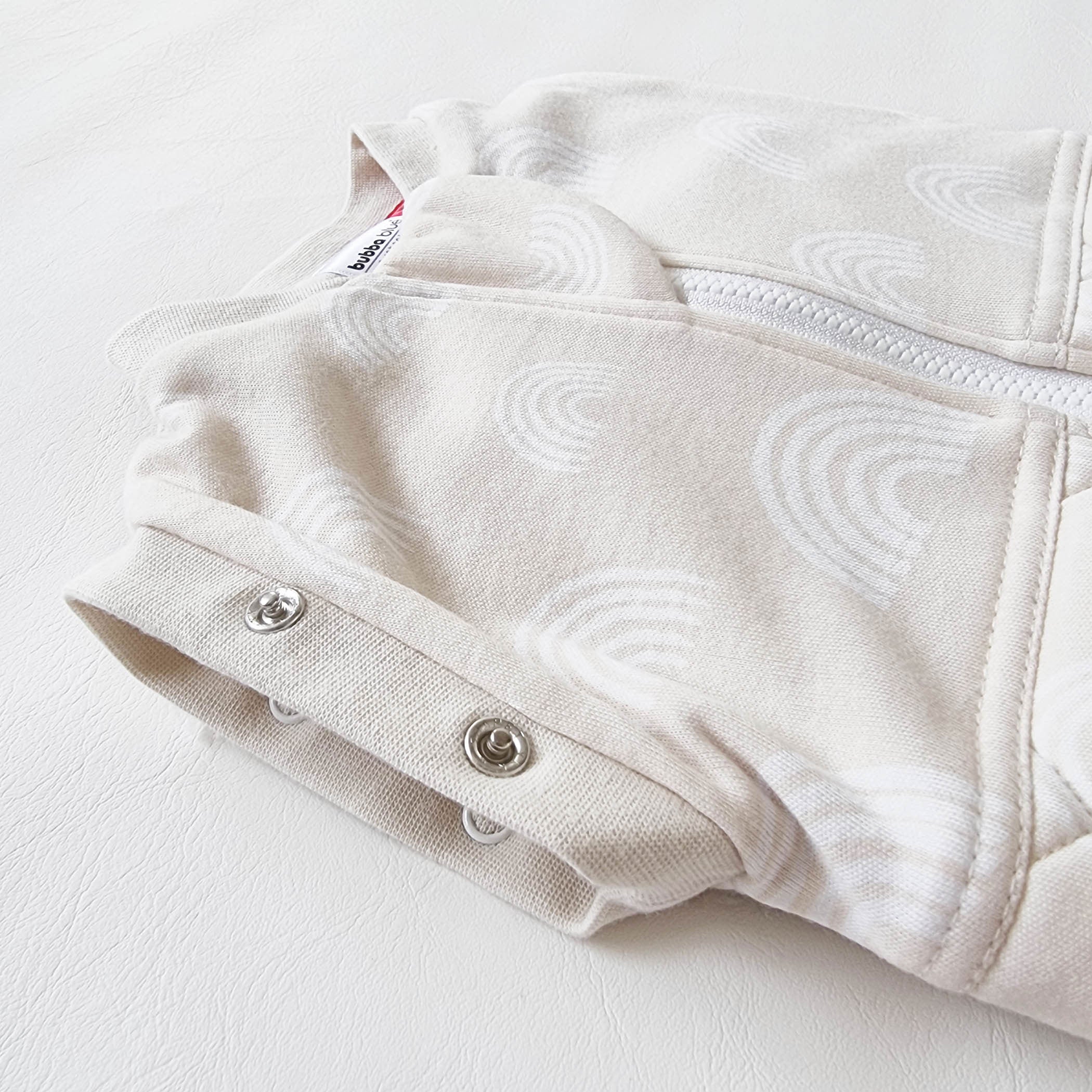 Nordic 2.5 TOG Swaddle Sleep Bag for Babies - Soft & Breathable Cotton Sleeping Sack - Perfect for Nursery, Daycare & Travel (Sand Color)