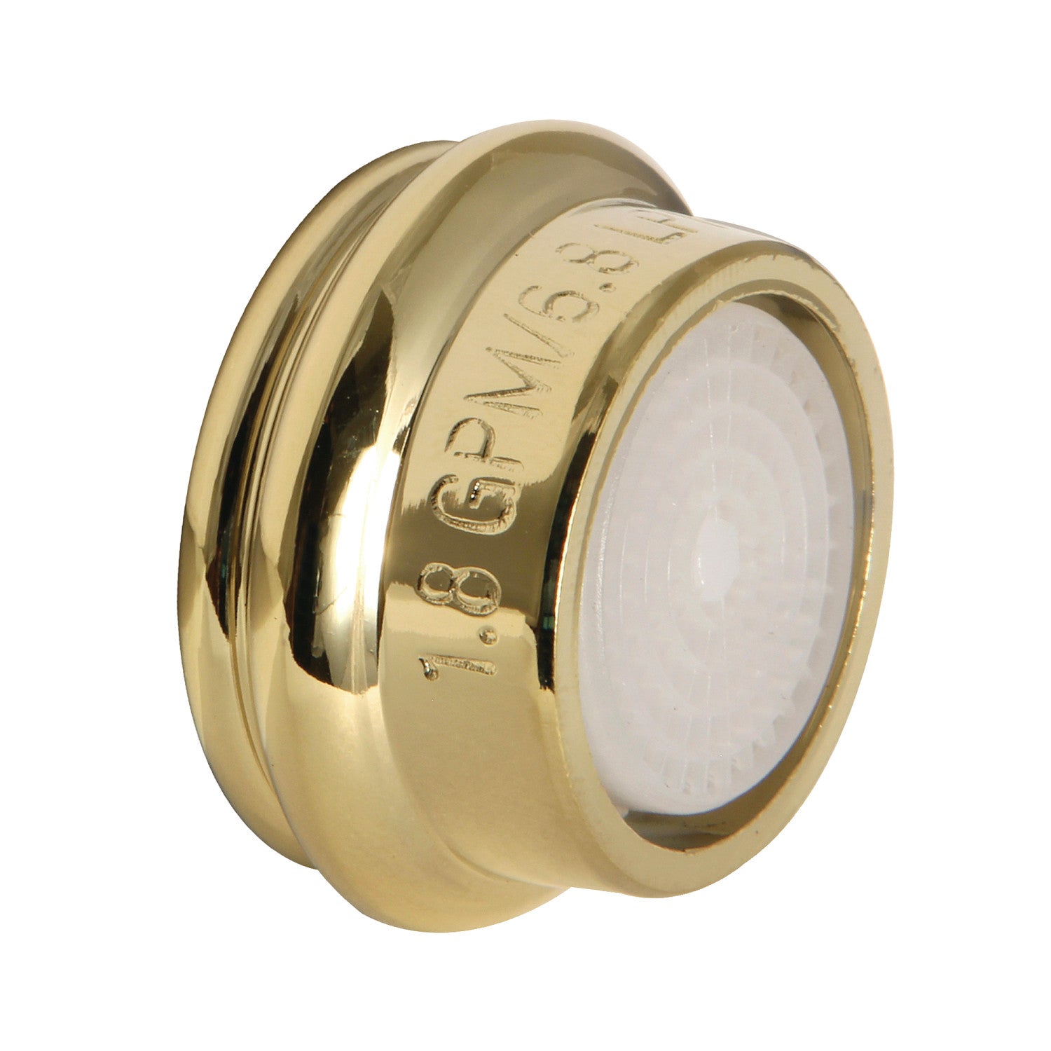 Cal Green Z18KBSA1402 1.8 GPM Brass Faucet Aerator - Polished Brass Finish for Bathroom & Kitchen Sink Water Saving (Female Thread)