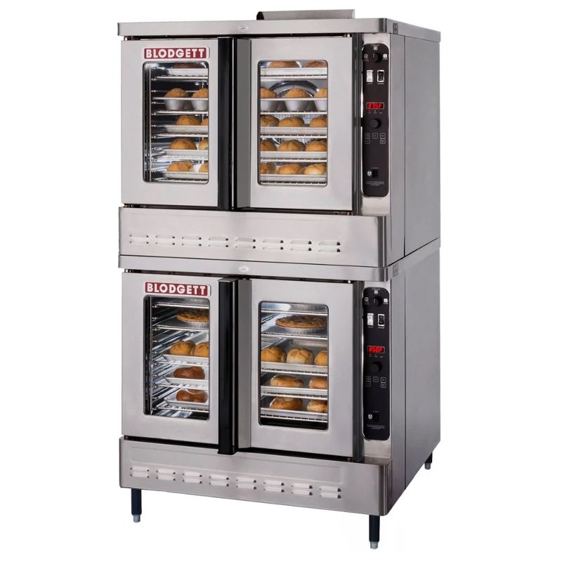 Blodgett DFG 200 ES Double Deck Gas Convection Oven - Commercial Bakery & Restaurant Equipment for Bread, Pastries & Pizza Baking